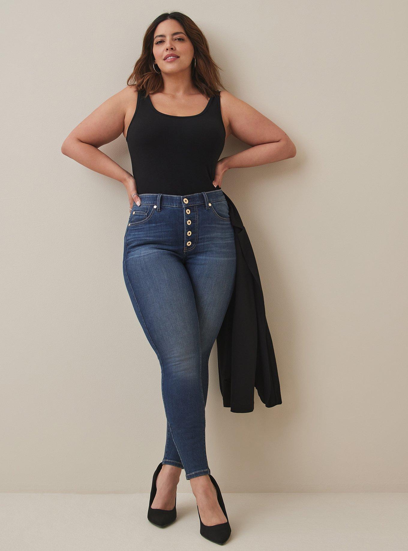 Plus Size - Bombshell Skinny Premium Stretch High-Rise Jean - Torrid