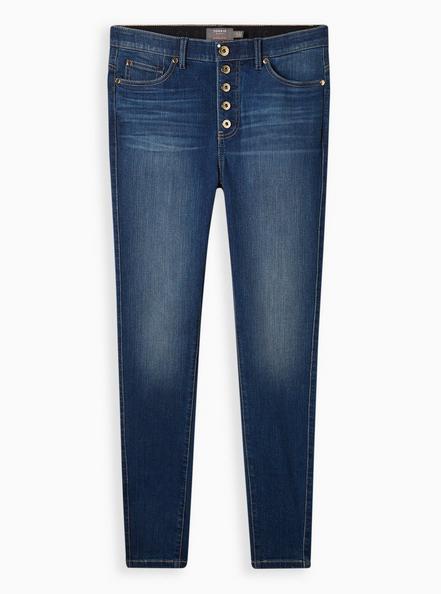 Bombshell Skinny Premium Stretch High-Rise Jean, HOLLYWOOD BUTTON FLY, hi-res