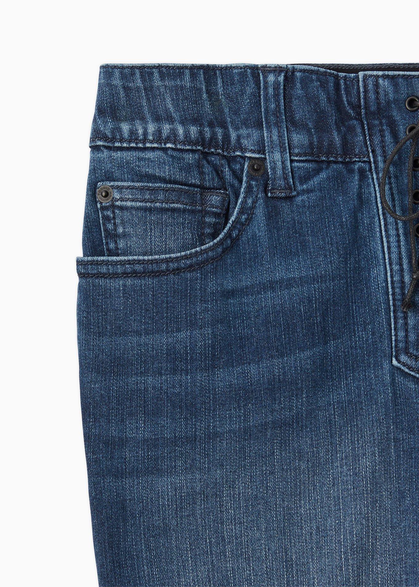 Bombshell High-Rise Skinny Jean, LACE UP THAMES, alternate