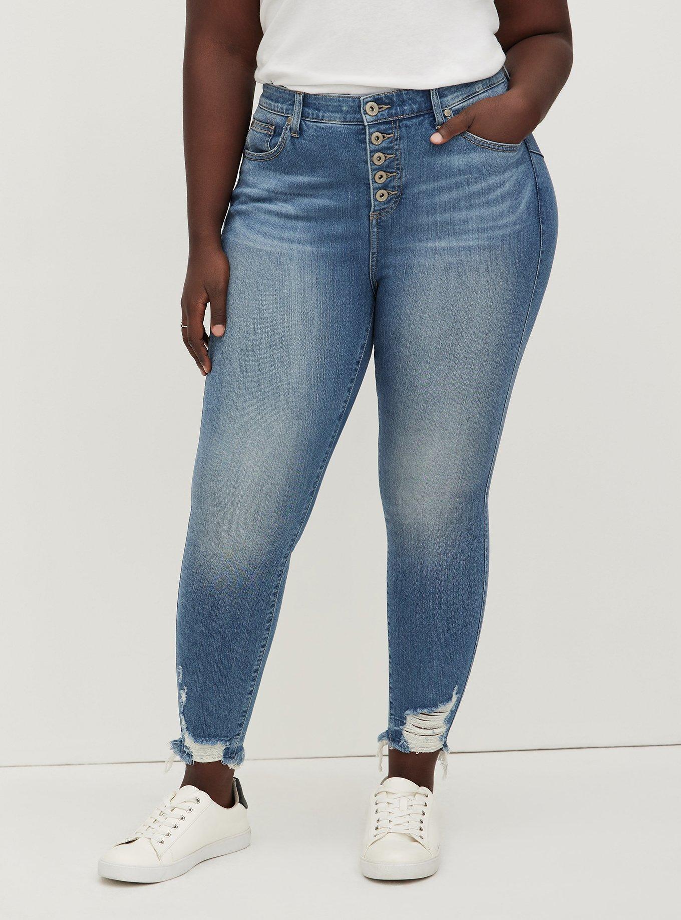 Torrid clearance white jeans