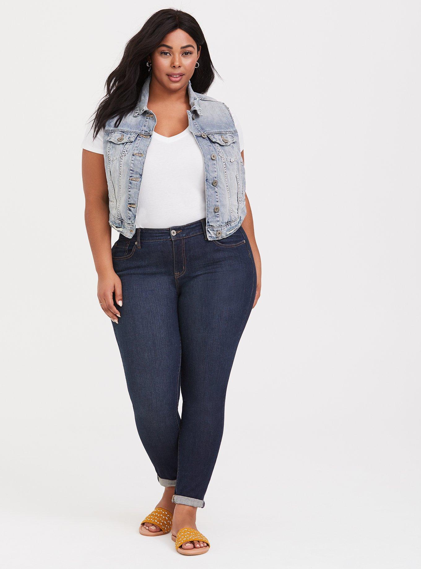 Torrid denim outlet vest