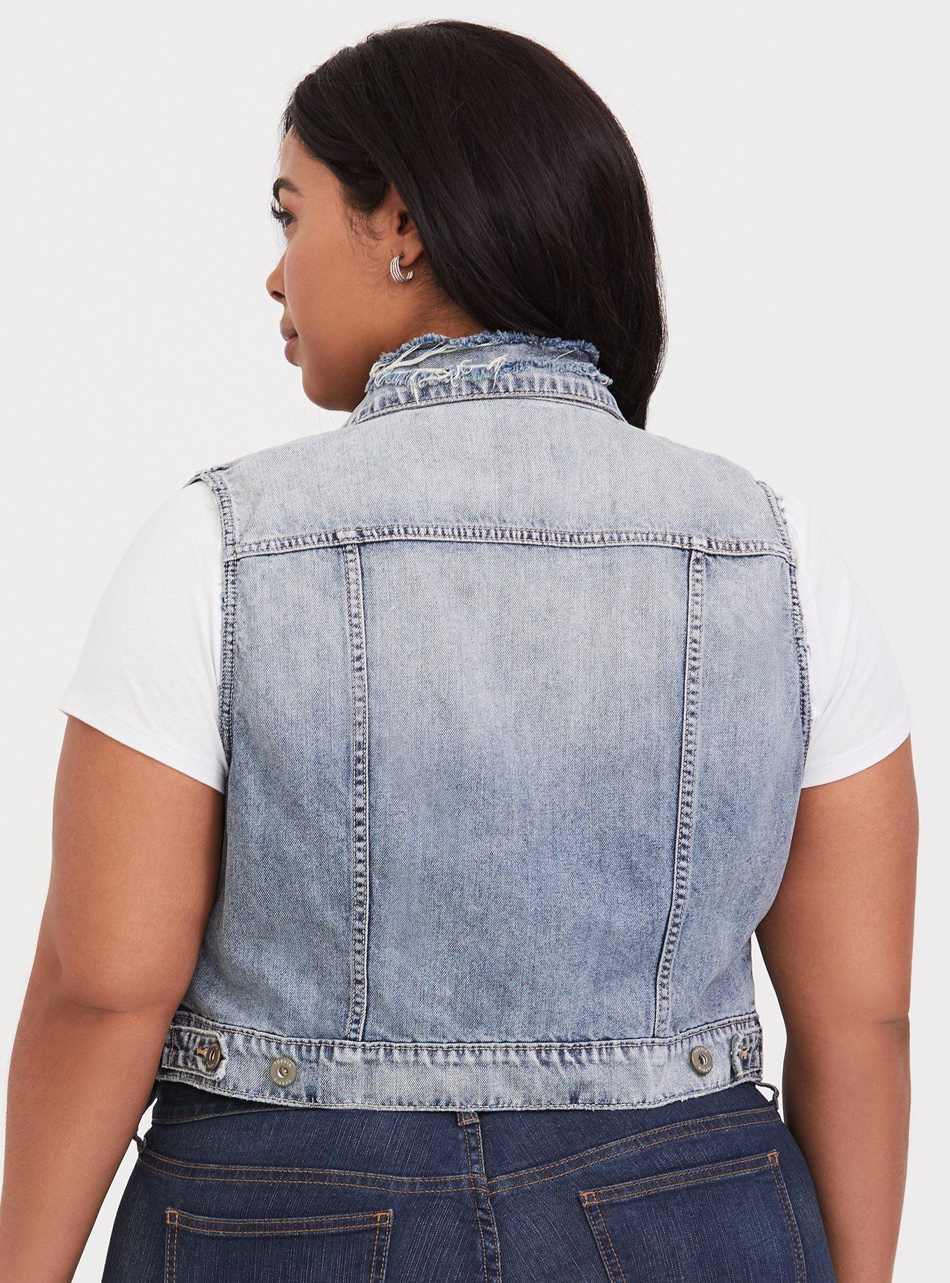 Torrid jean cheap vest