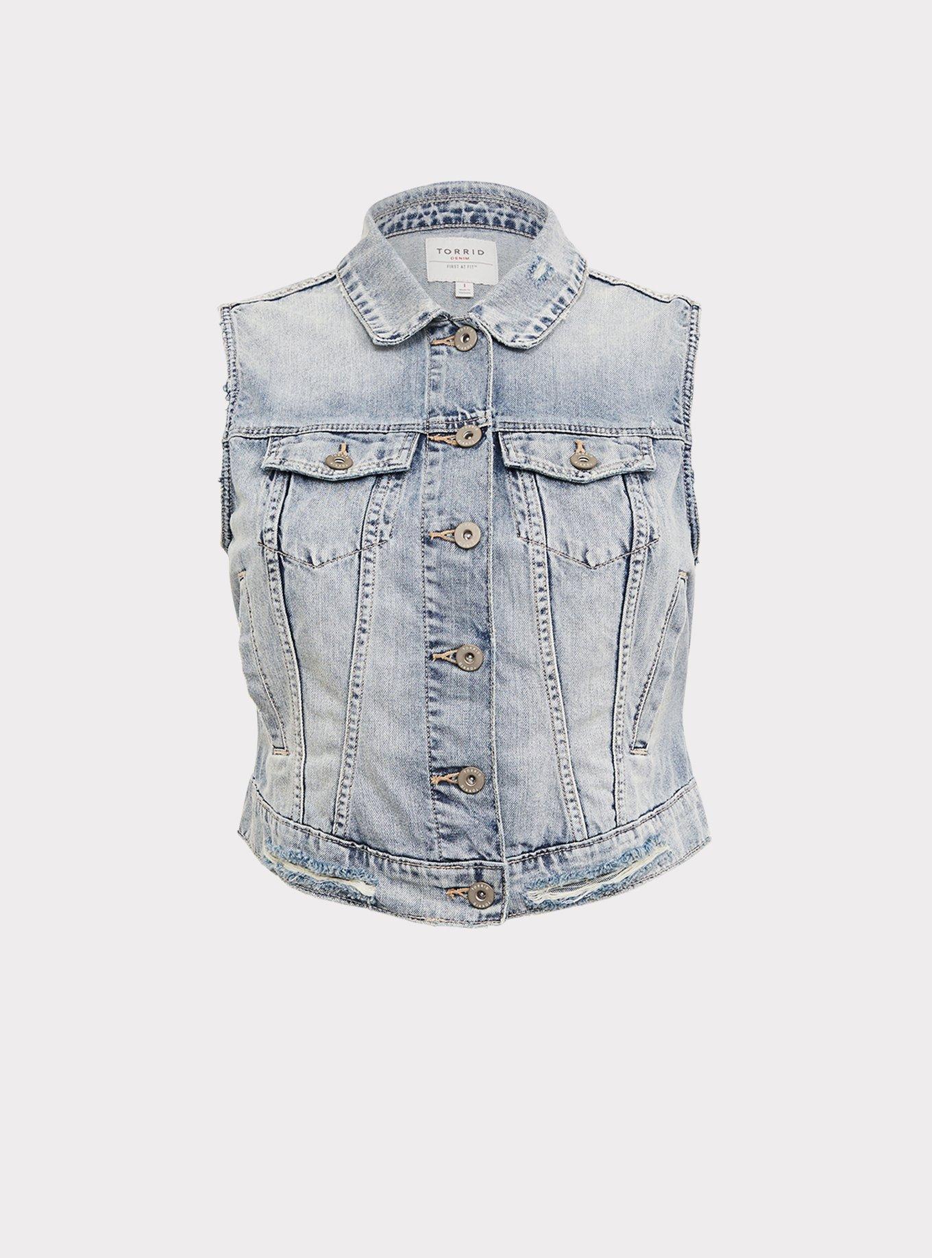 Torrid best sale jean vest