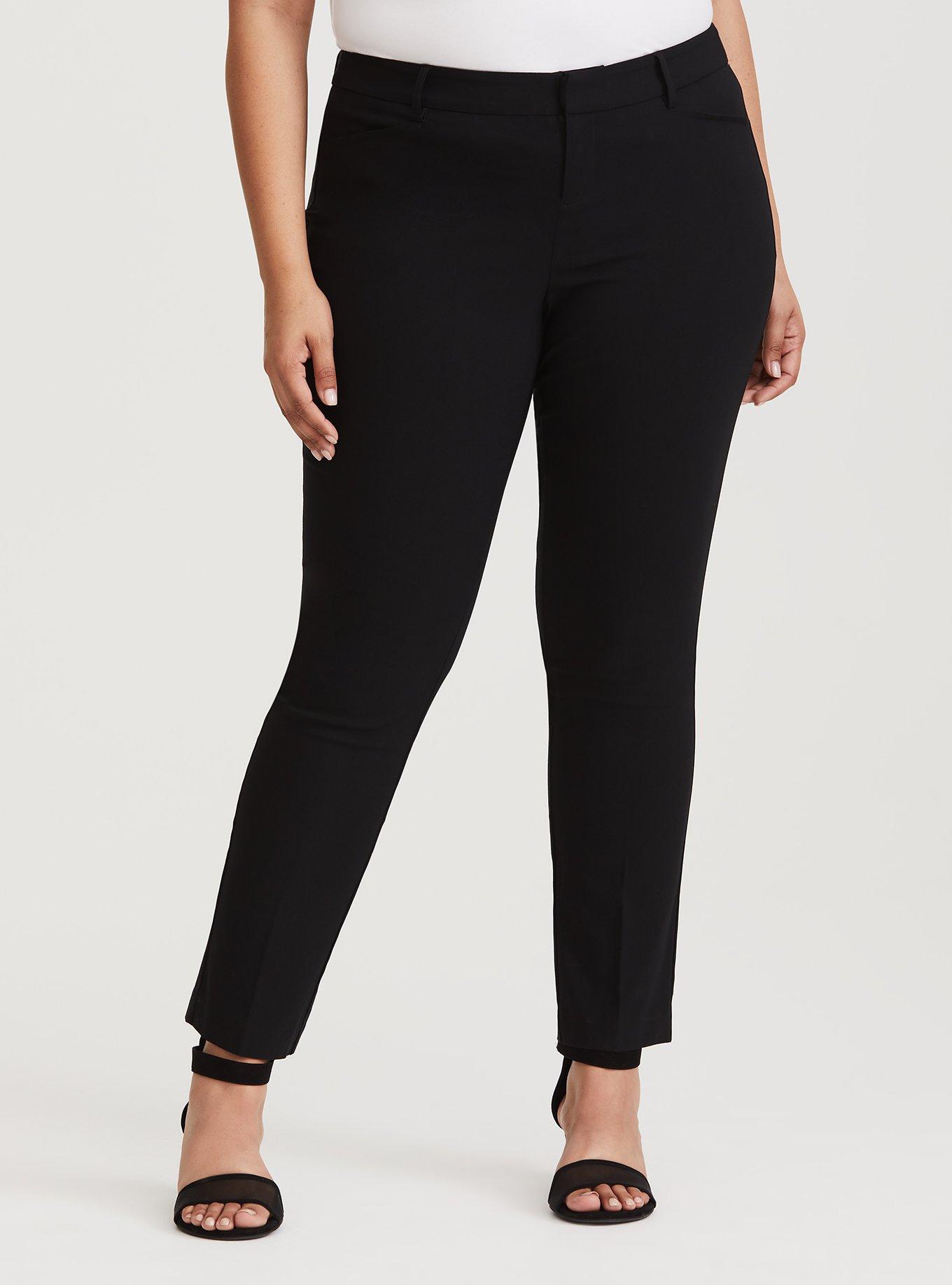 Plus Size - Straight Leg Pant - Modern Black Deluxe Stretch - Torrid