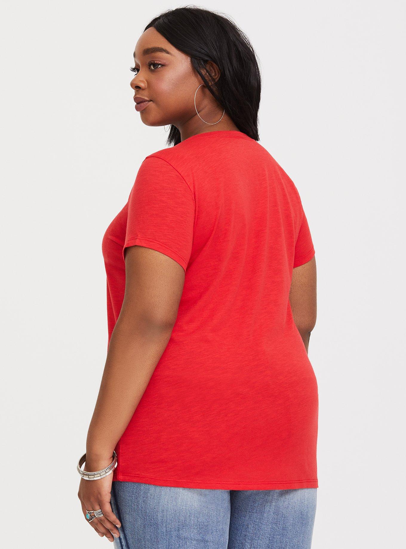 Plus Size MLB Red Cardinals Crew Fitted Tee, NONEC, alternate