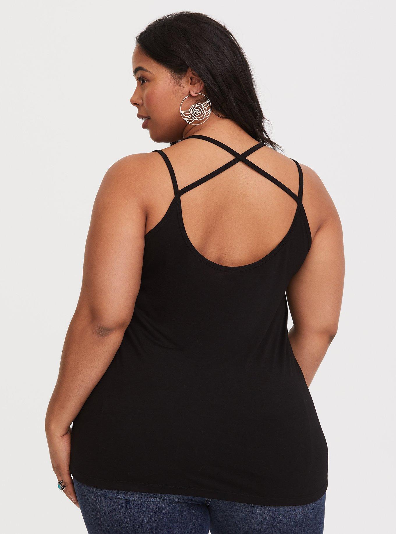 ASSETS by SPANX Women's Plus Size Smoothing Tank Top - Black 1X