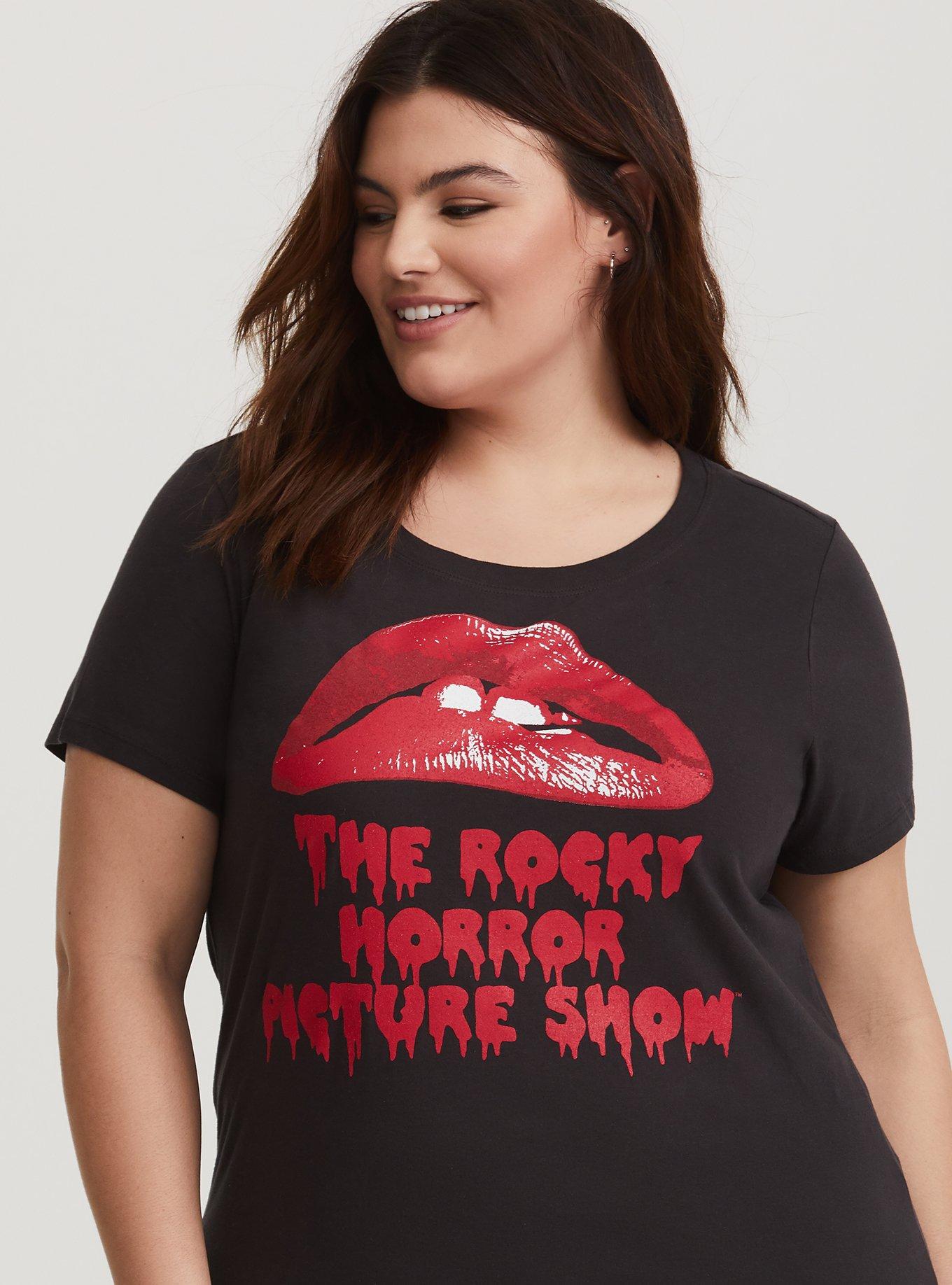Rocky Horror Picture Show Fitted Tee, DEEP BLACK, hi-res