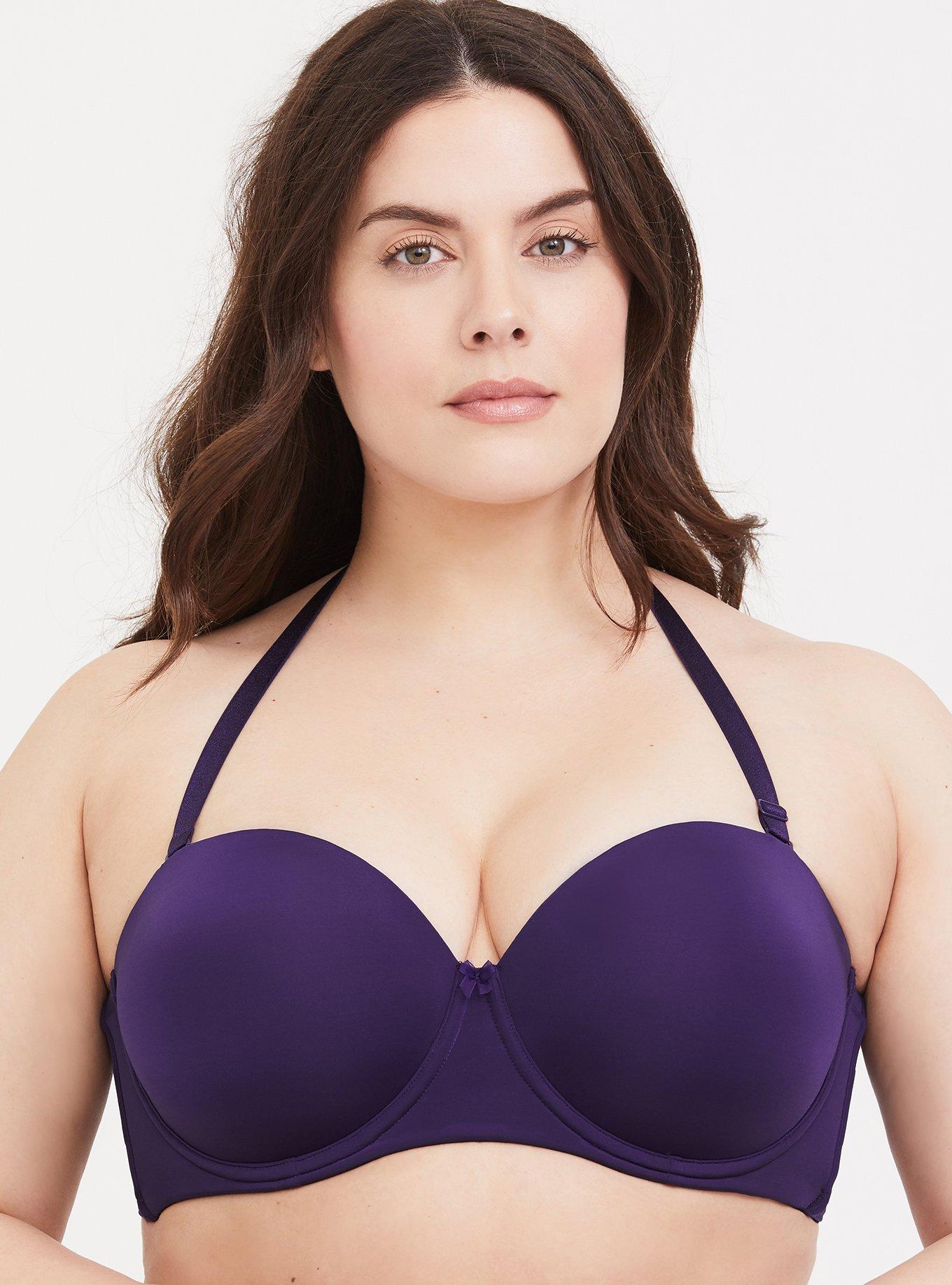 Saient Women Plus Size Sexy Push Up Bra Front Closure Butterfly