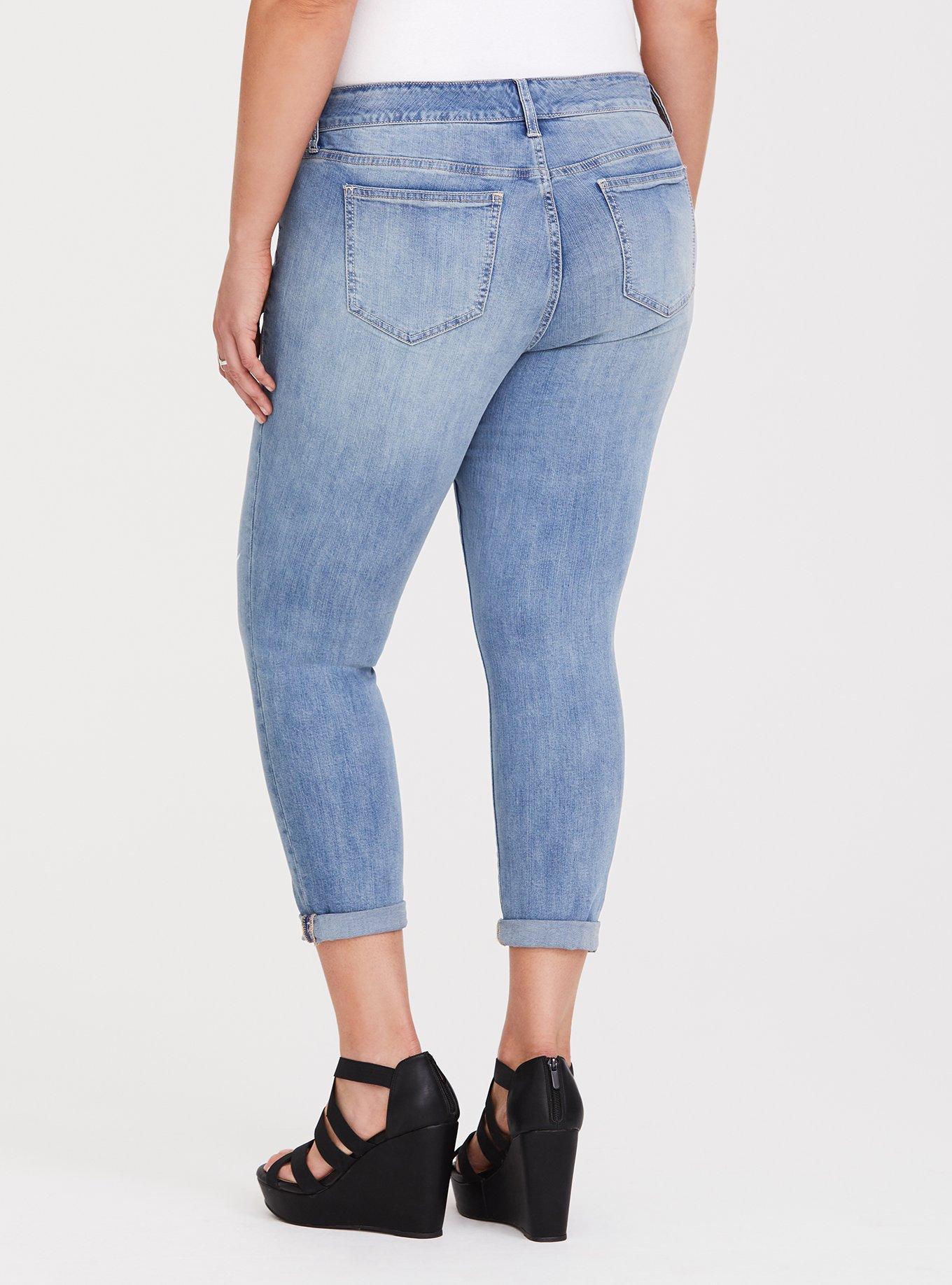 Crop Classic Skinny Jean - Vintage Stretch Light Wash, RAPIDS, alternate