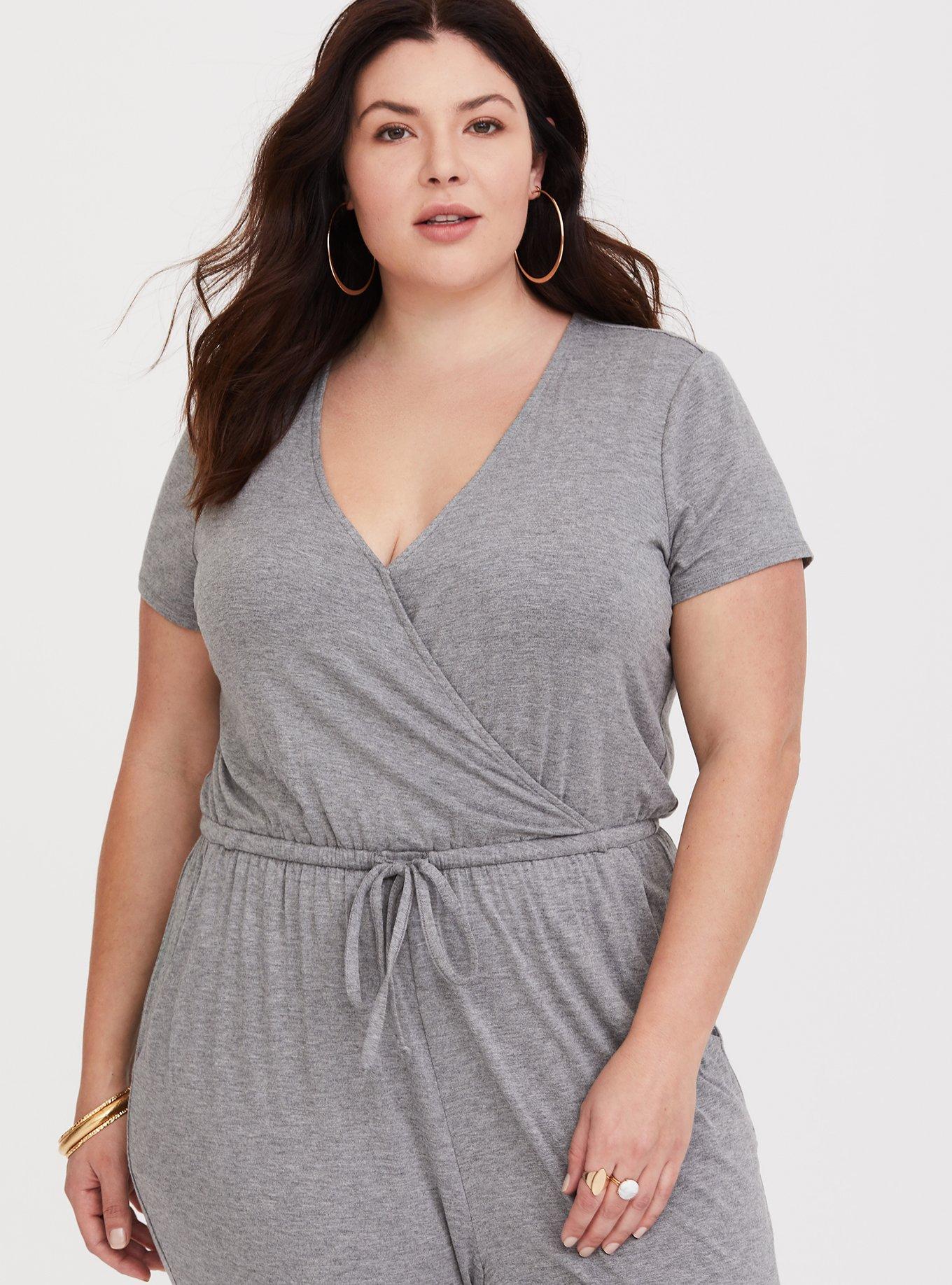 Sexy Jersey Romper Jumpsuit Hoodie with Hoodie Zip Up Cinched Waist Lounge  Wear