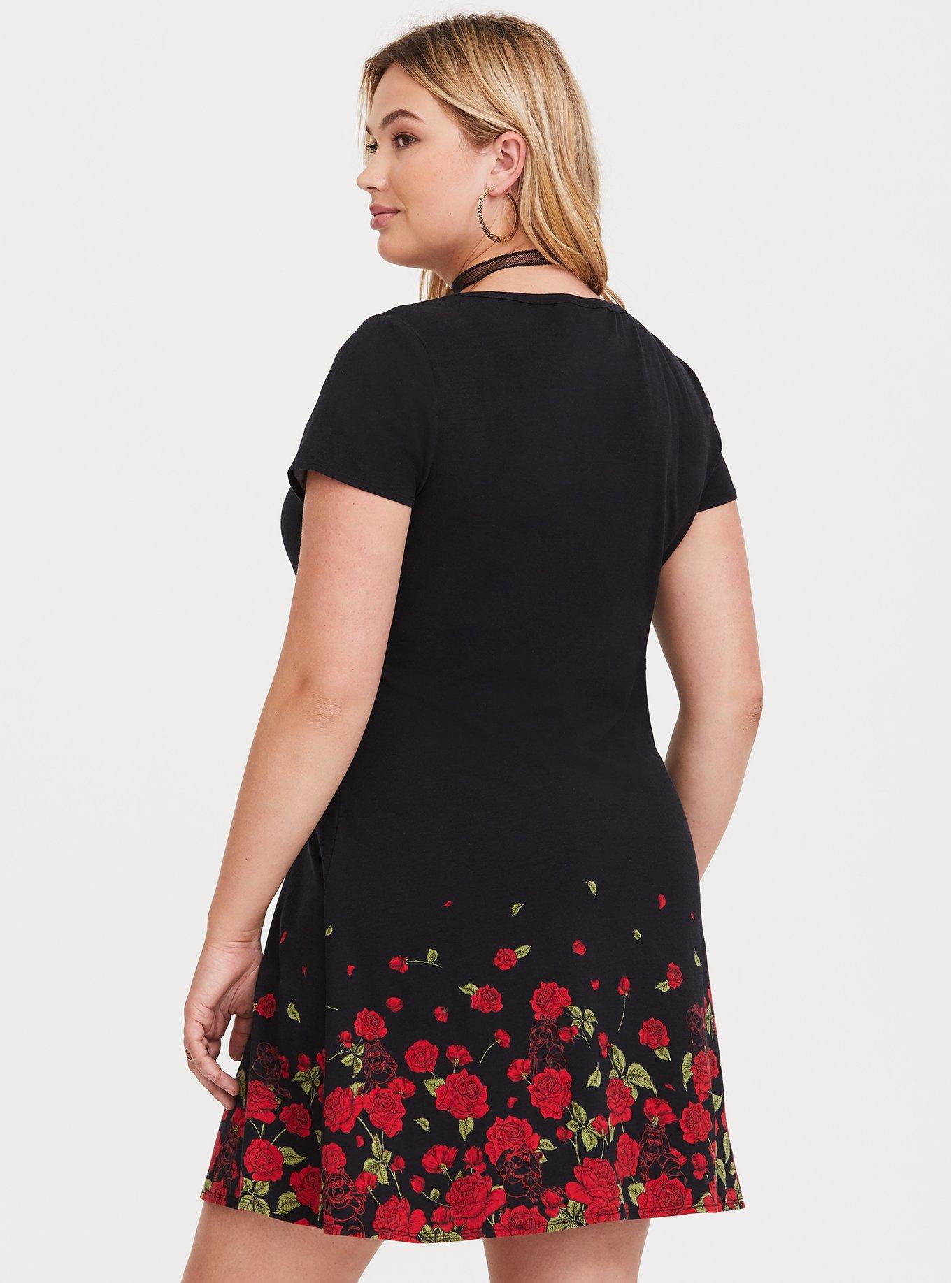 Disney Muppets Miss Piggy Border Print Dress, MULTI, alternate