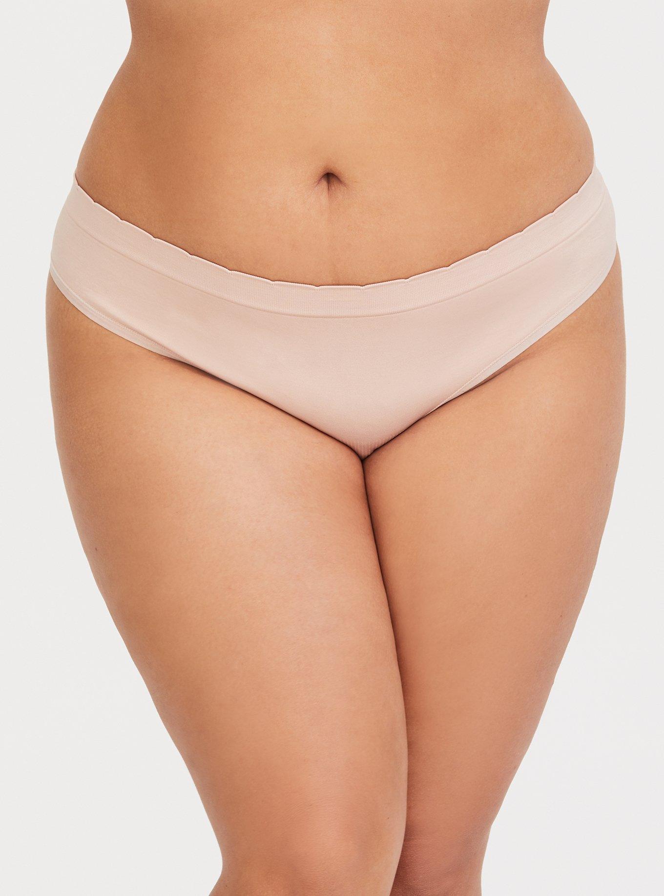 Plus Size - Seamless Smooth Mid-Rise Thong Panty - Torrid