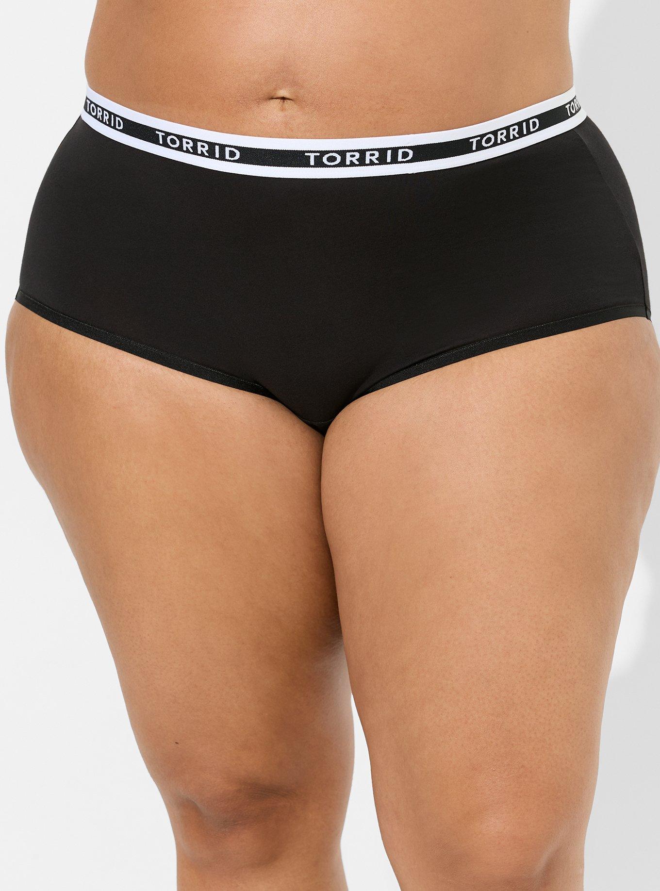 Cotton Mid-Rise Brief Logo Panty