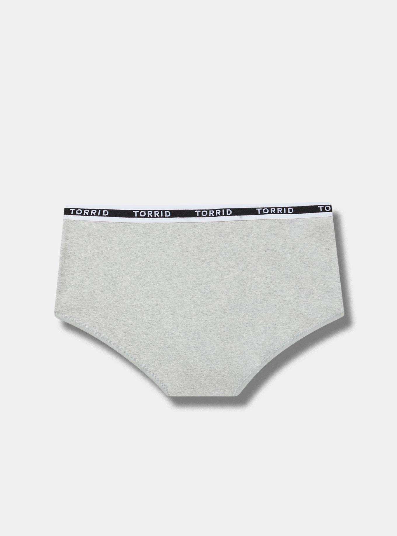 Cotton Mid-Rise Brief Logo Panty