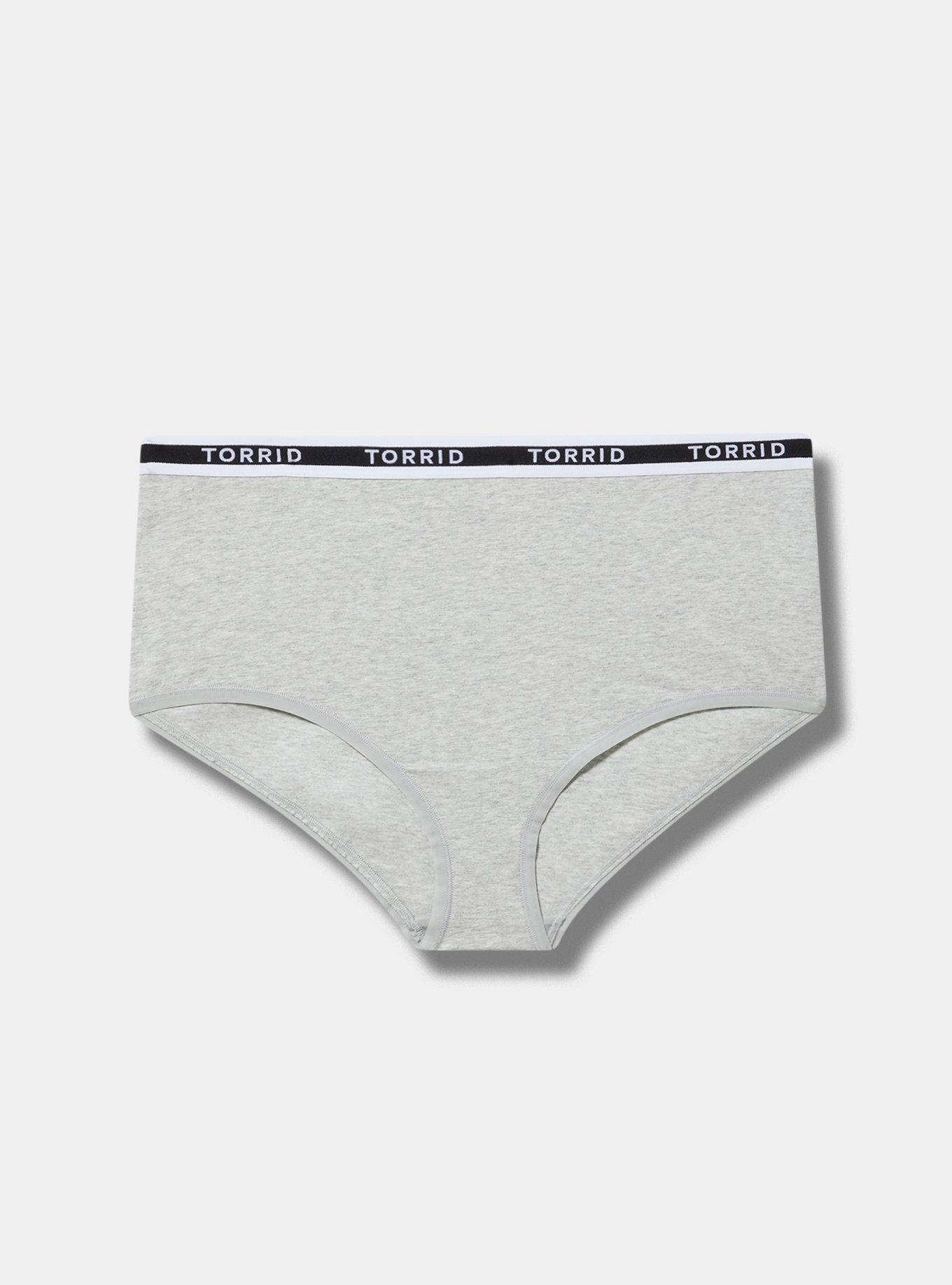 Cotton Mid-Rise Brief Logo Panty