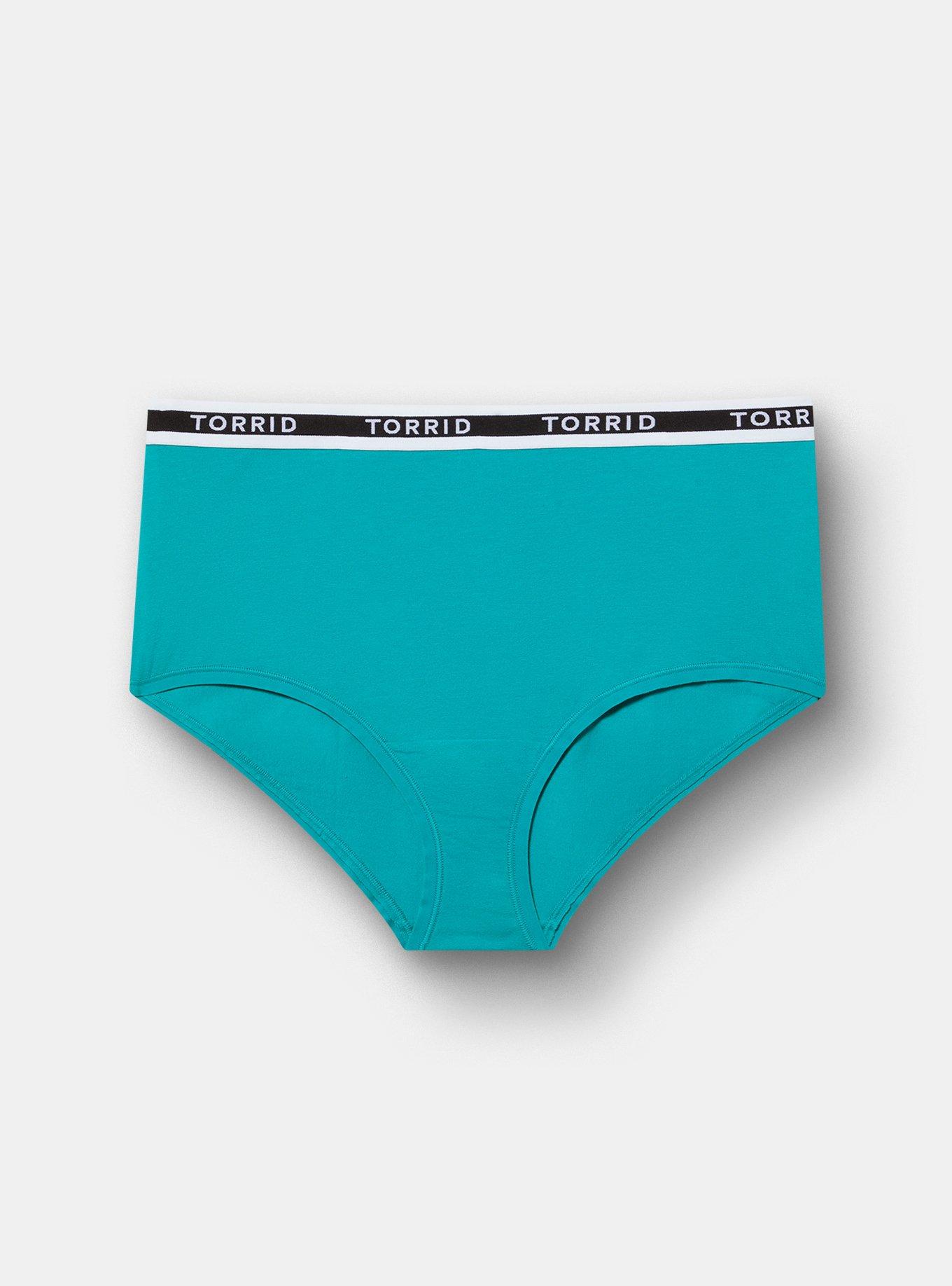 Cotton Mid-Rise Brief Logo Panty