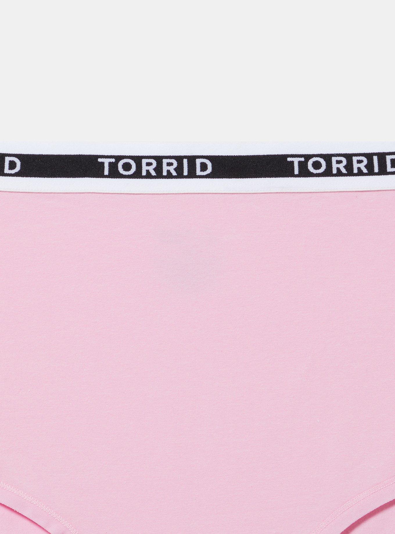 Cotton Mid-Rise Brief Logo Panty