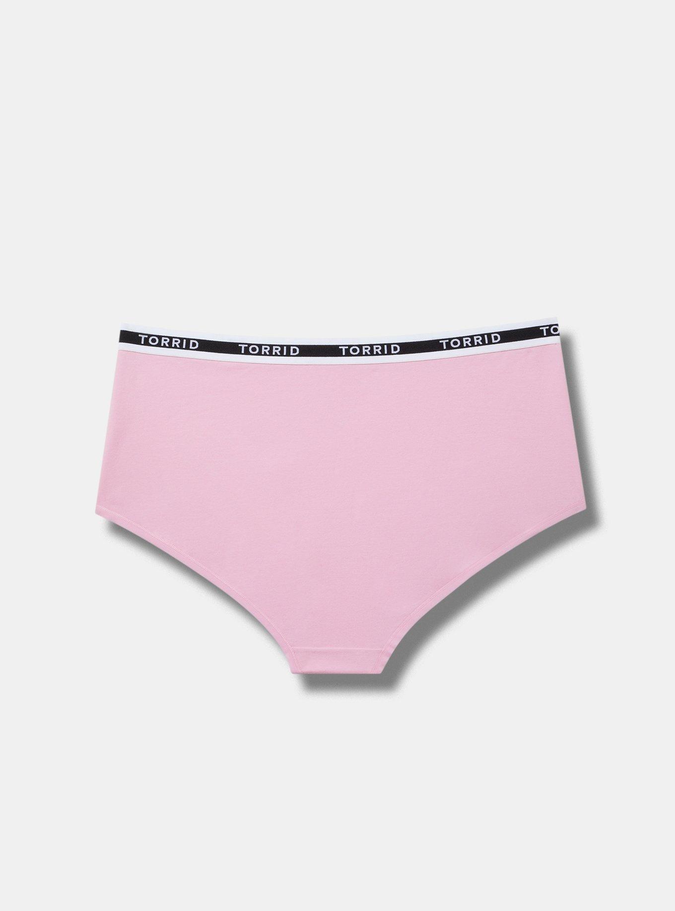 Cotton Mid-Rise Brief Logo Panty