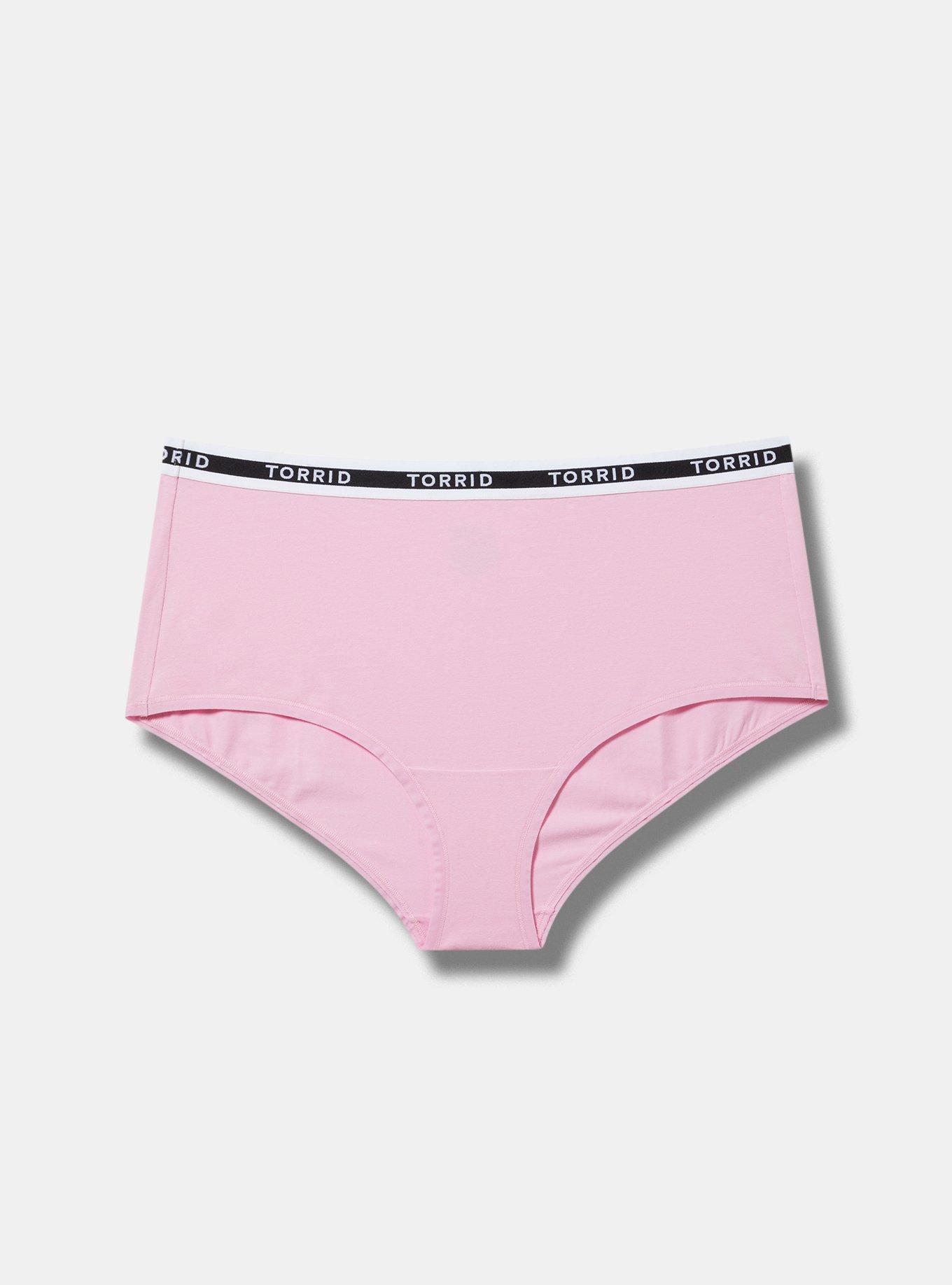 Cotton Mid-Rise Brief Logo Panty