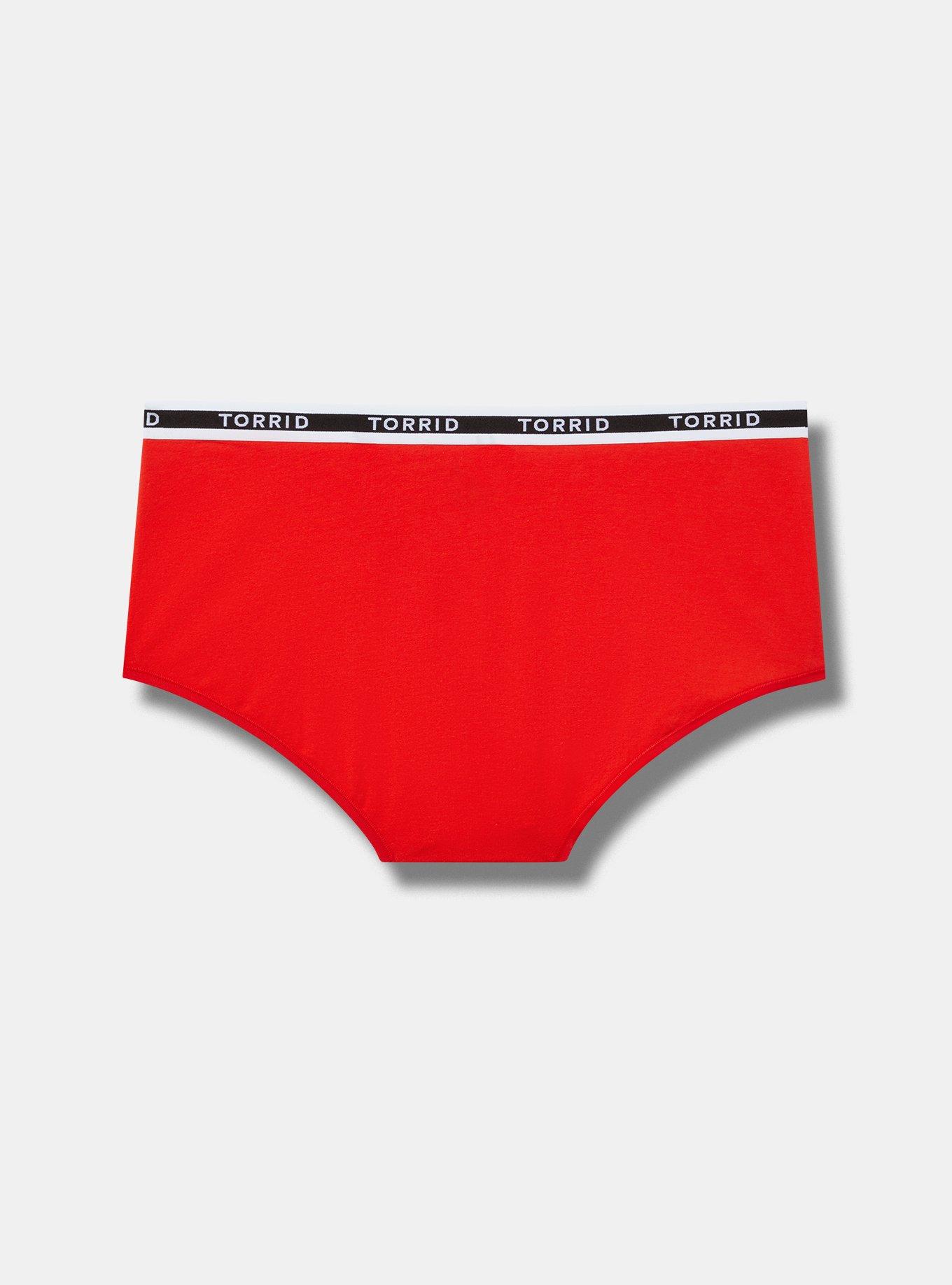 Cotton Mid-Rise Brief Logo Panty