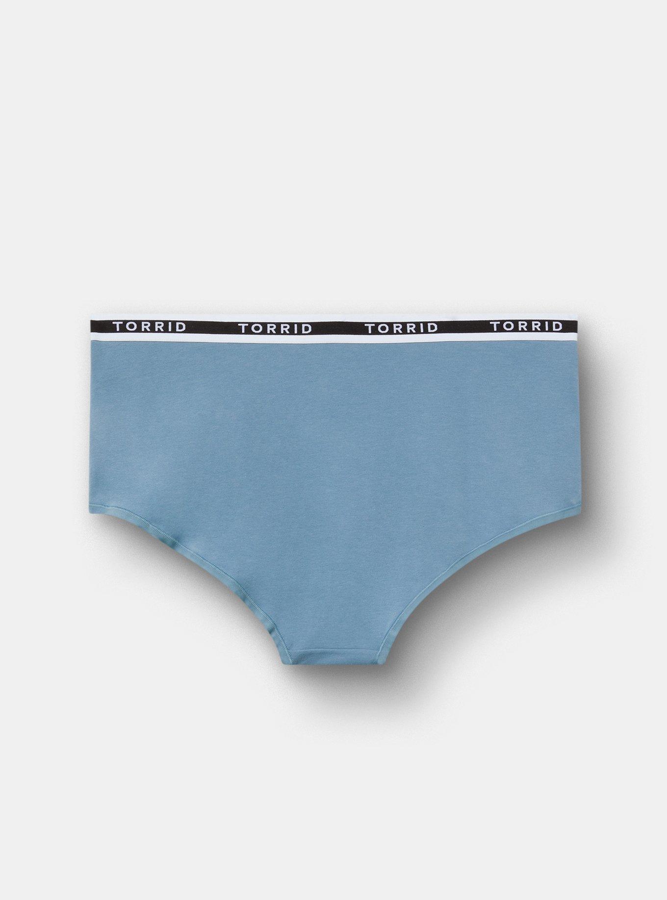 Cotton Mid-Rise Brief Logo Panty