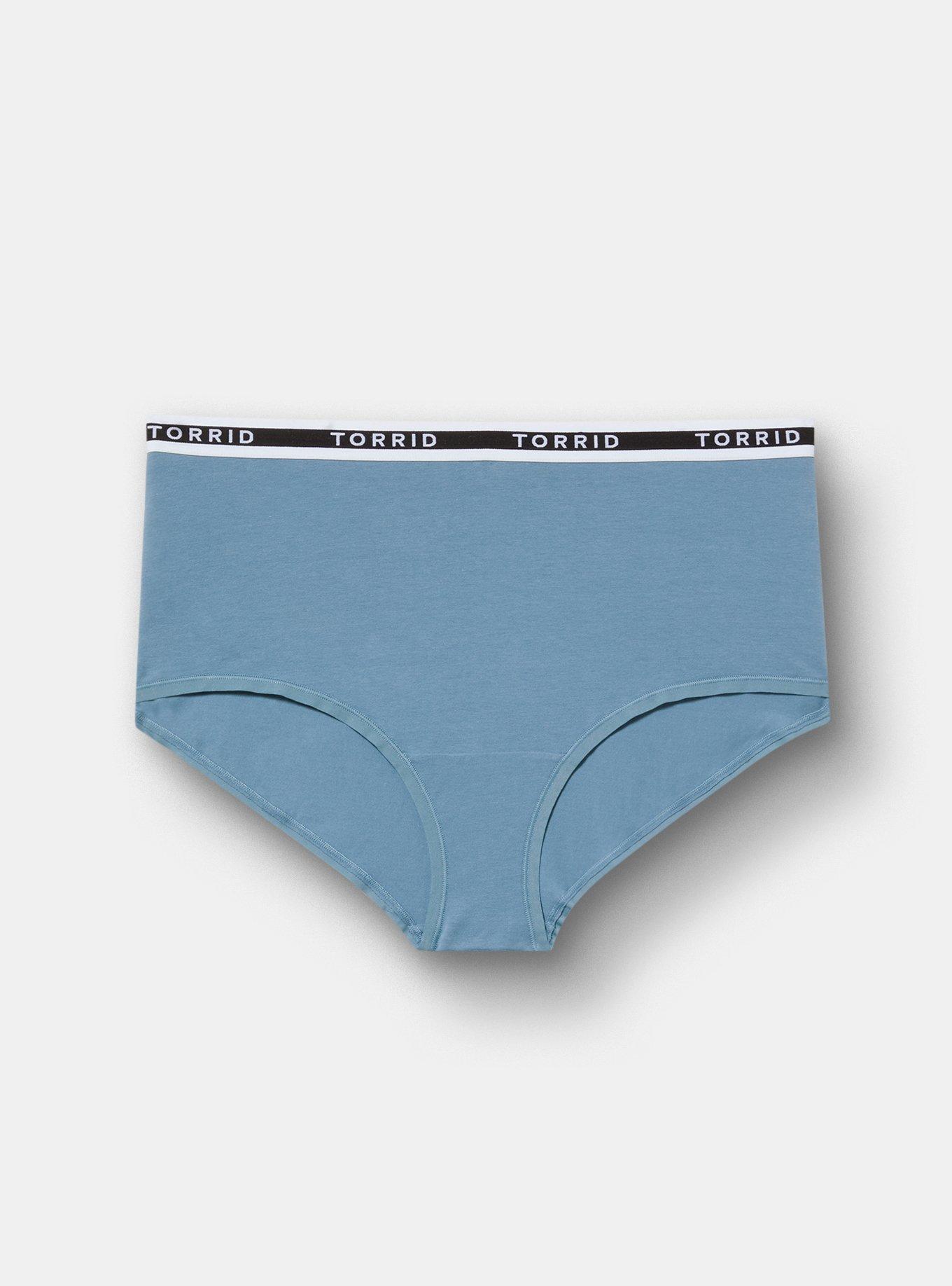 Cotton Mid-Rise Brief Logo Panty