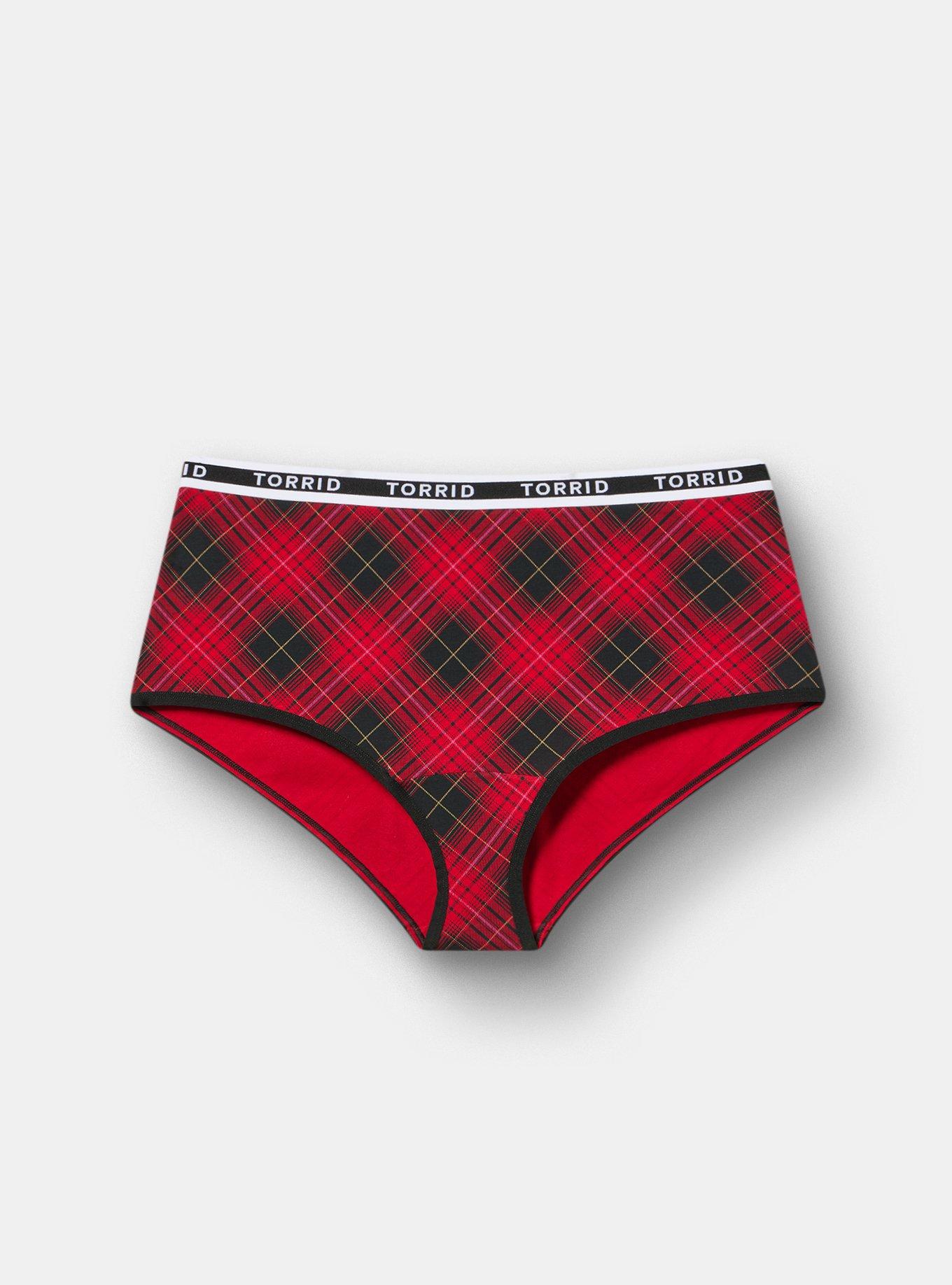 Mickey Mouse Christmas Mid-Rise Cotton Brief Panty
