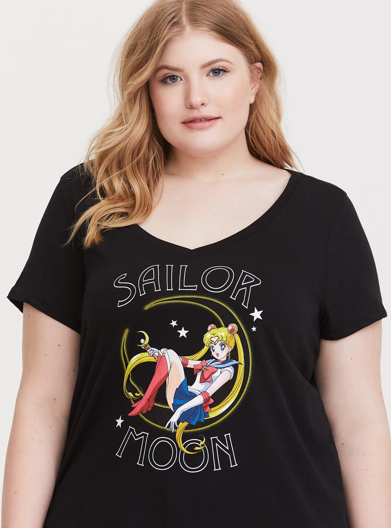 plus size sailor moon shirt