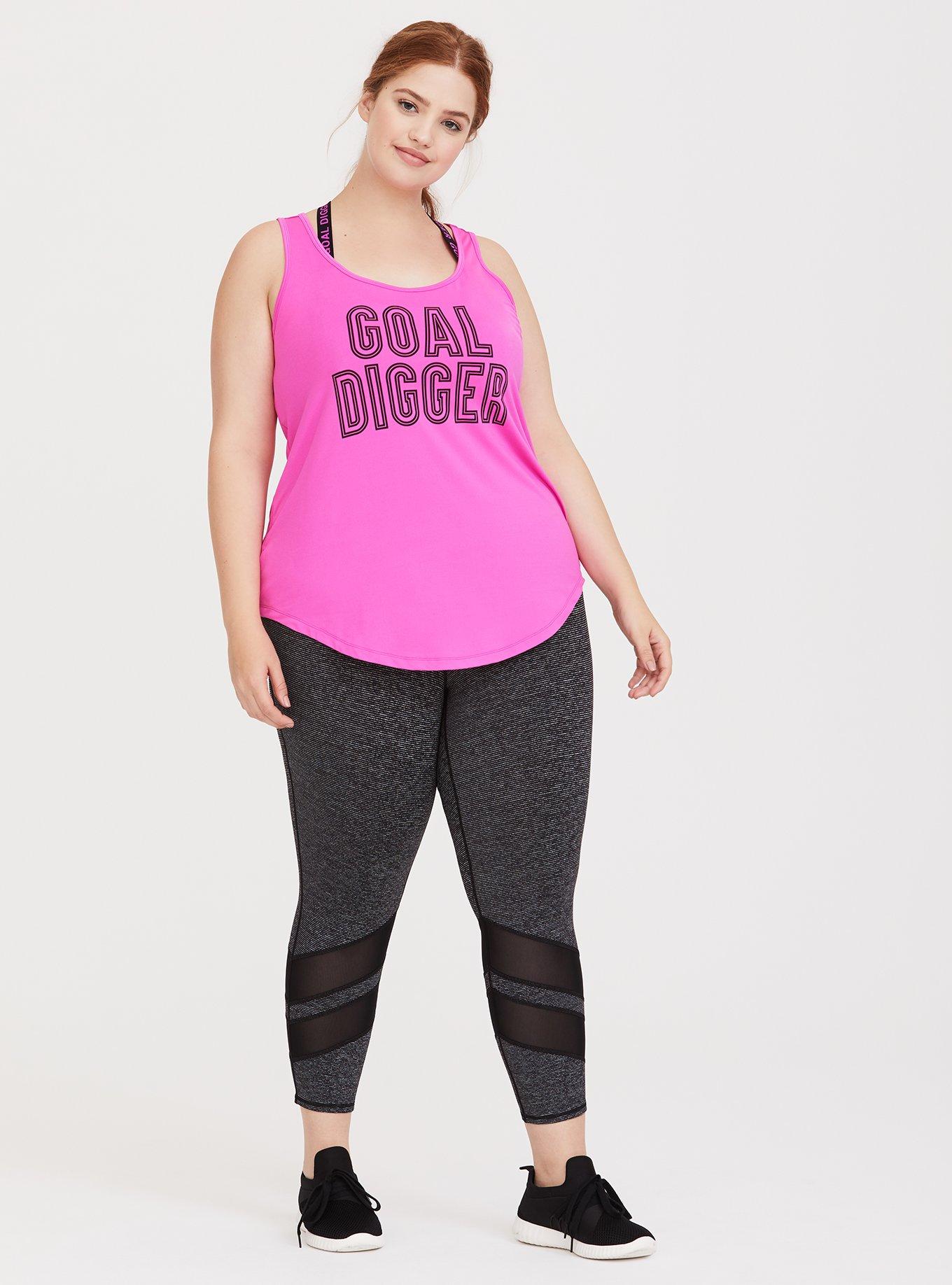 Pink Goal Digger Active Tank, PINK GLO, alternate