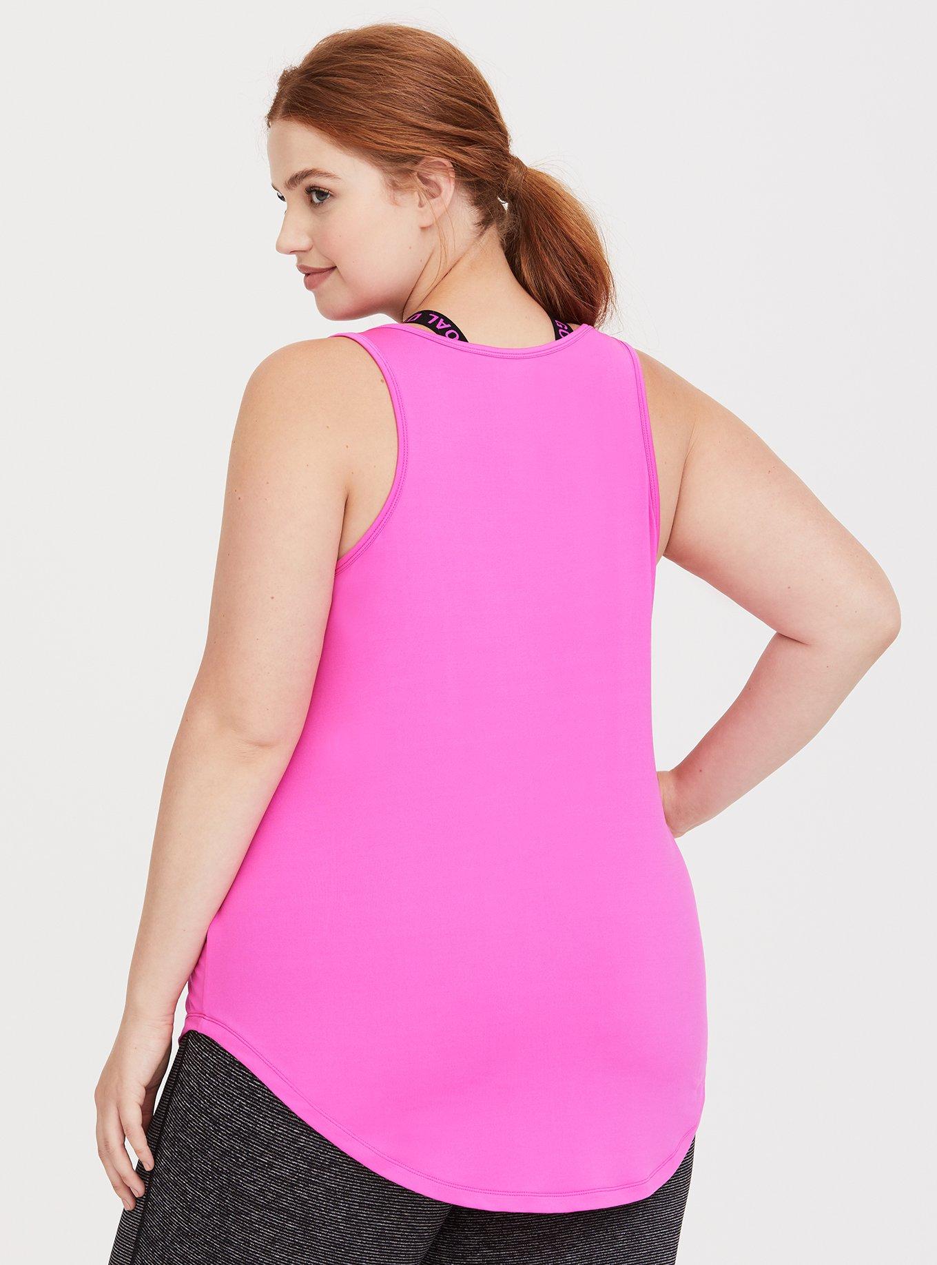 Pink Goal Digger Active Tank, PINK GLO, alternate