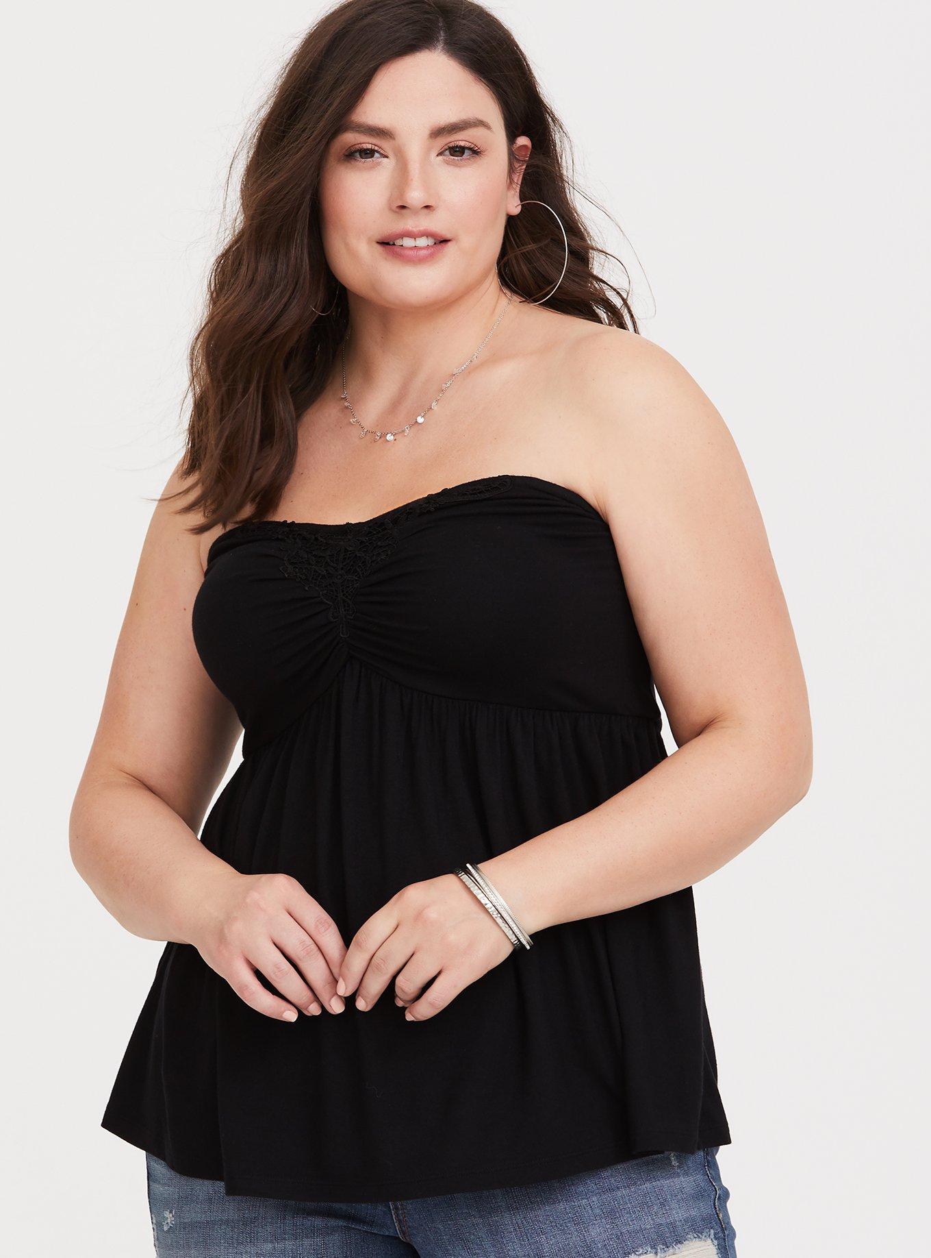 Plus Size Tube Tops