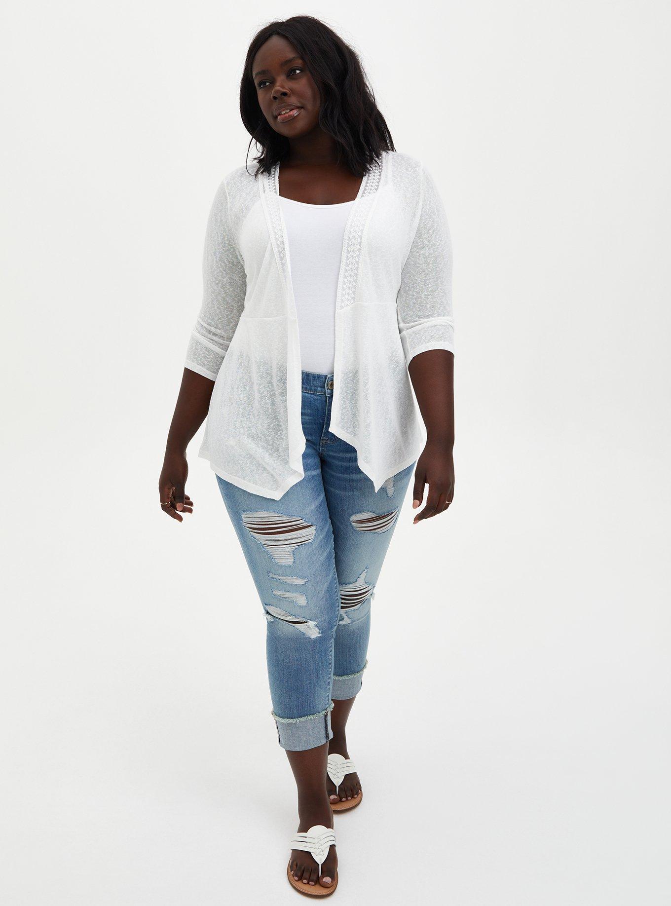 Plus size shop open back sweater