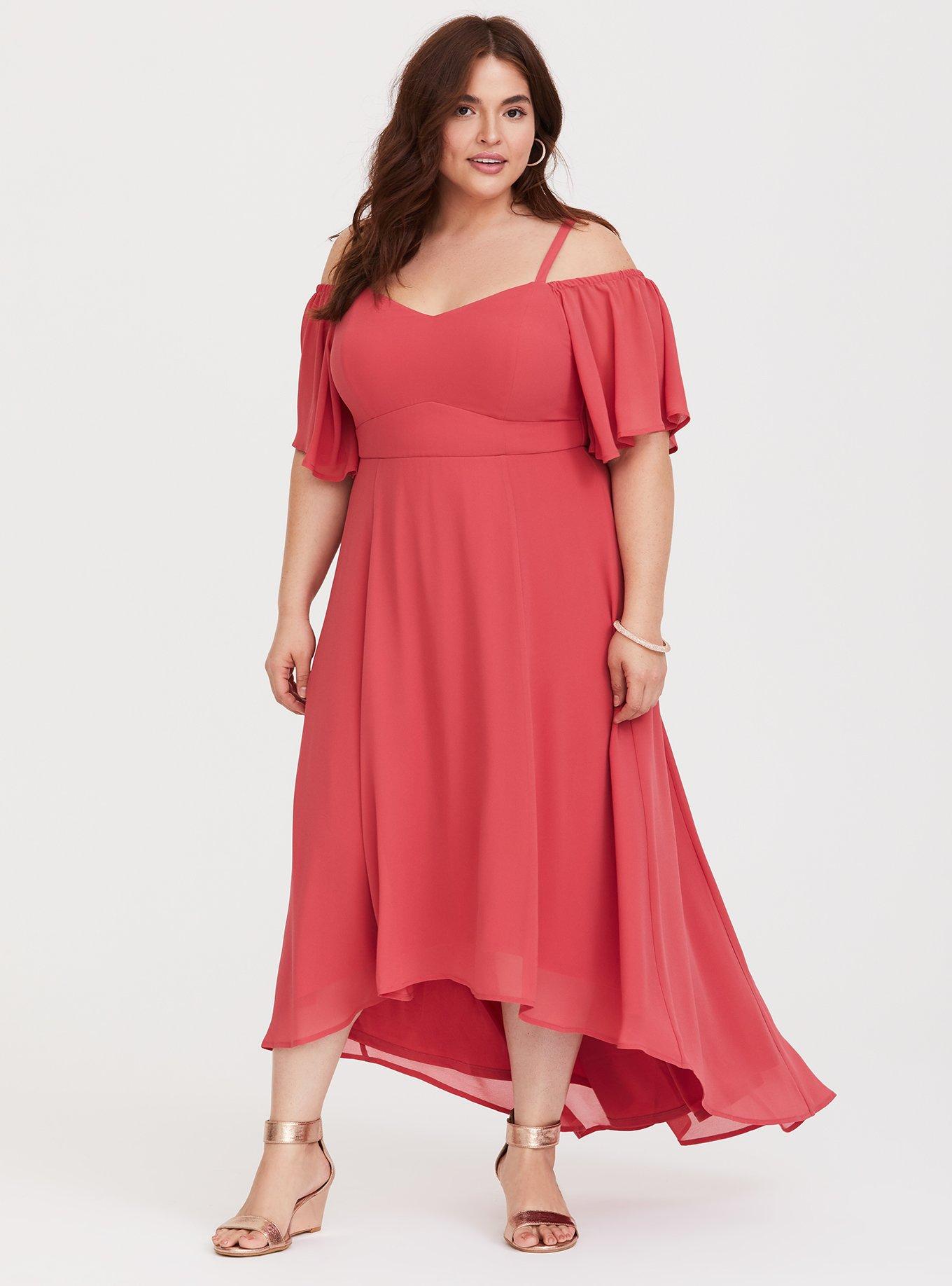 Torrid best sale coral dress