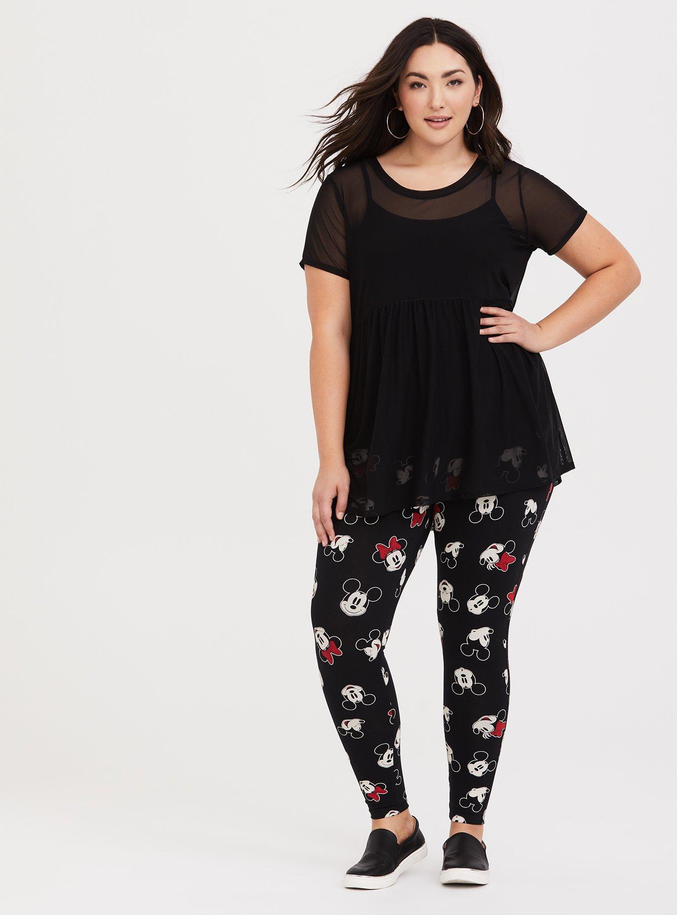 Plus Size - Disney Hocus Pocus Tonight We Fly Broom Crop Legging - Torrid