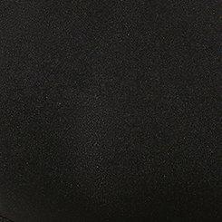 Plus Size Lightly Lined Seamless Lace Band Bralette, RICH BLACK, swatch