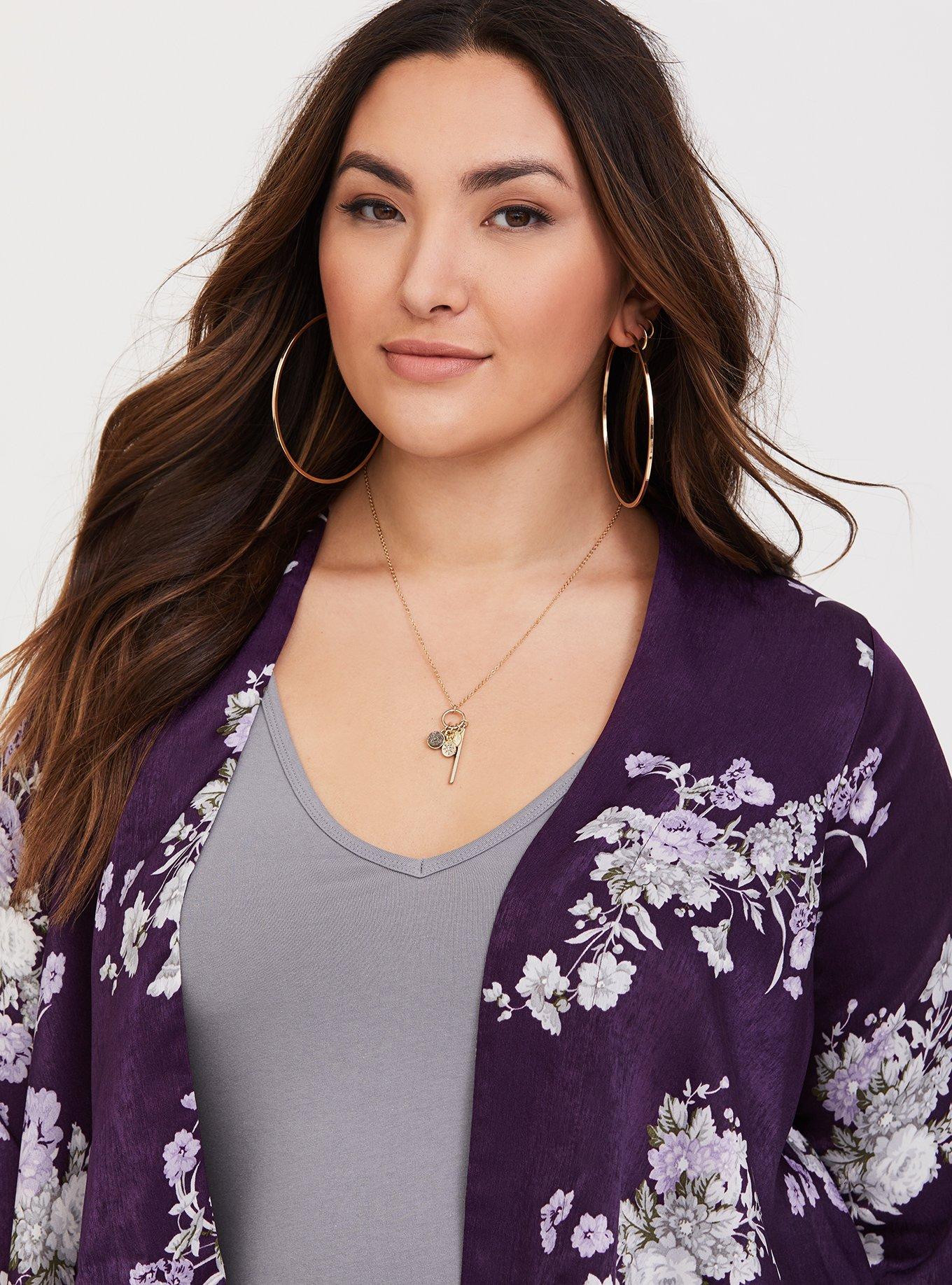 Satin Kimono, DAINTY BOUQUETS, alternate