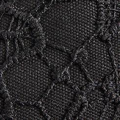 Riley Ruched Sneaker (WW), BLACK CROCHET, swatch