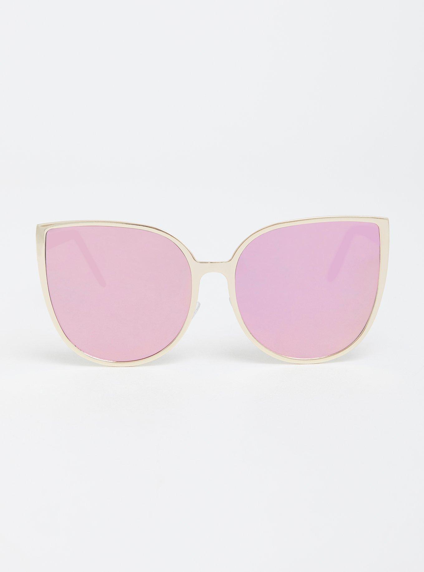 Plus Size - Gold-tone Cat Eye Sunglasses - Torrid