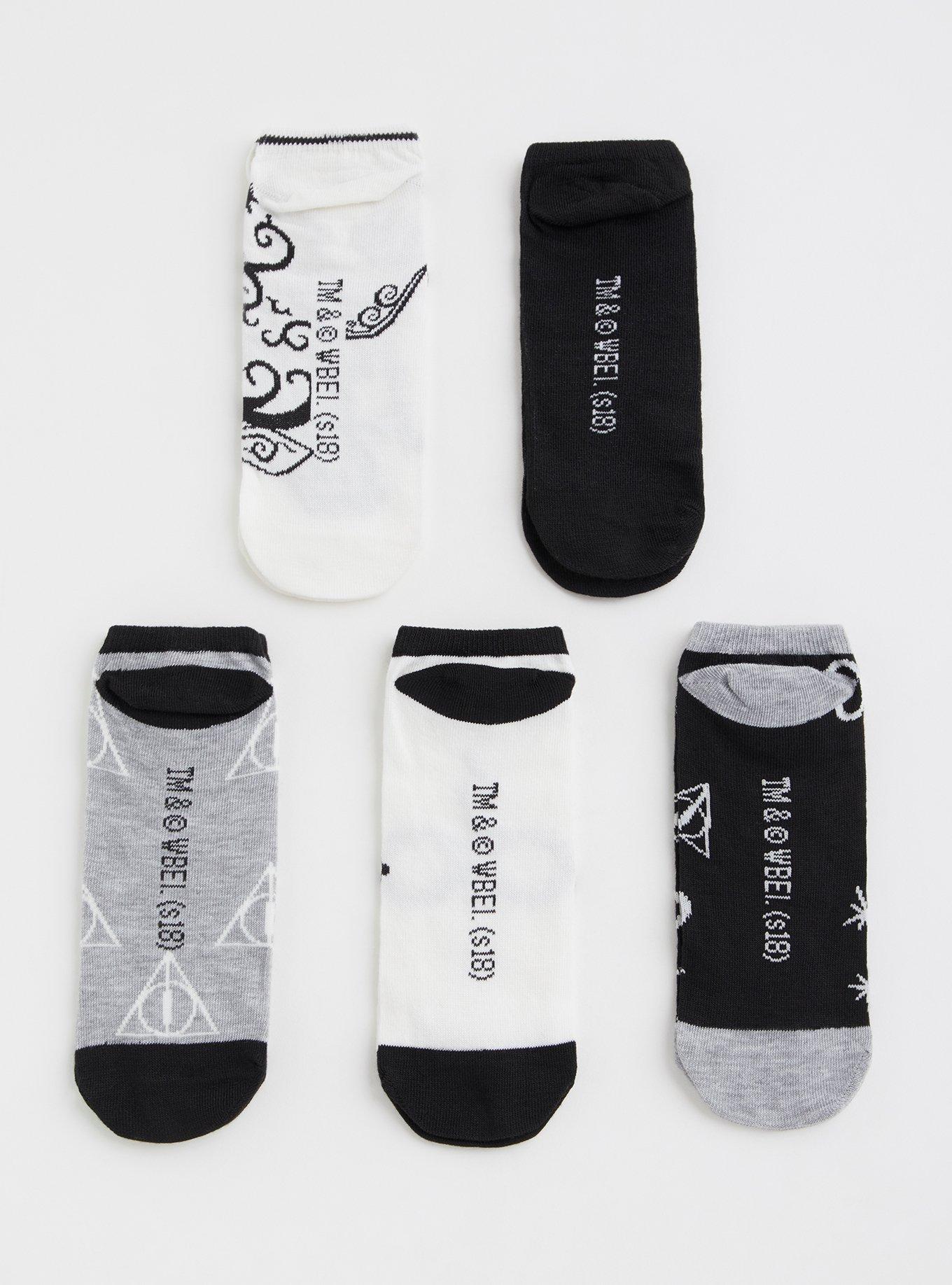 Harry Potter Deathly Hallows Socks - Pack of 5, MULTI, alternate