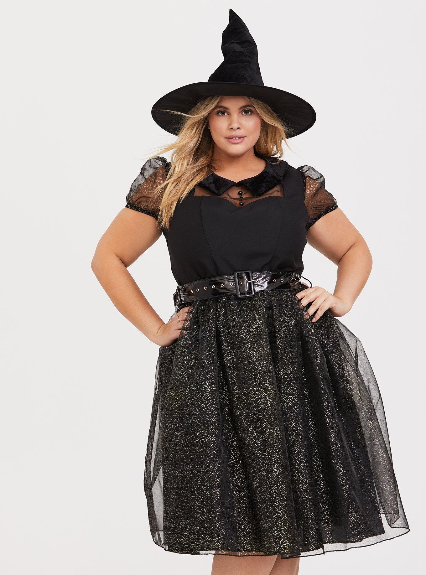 Leg Avenue Darling Spell Caster Halloween Costume, BLACK, alternate