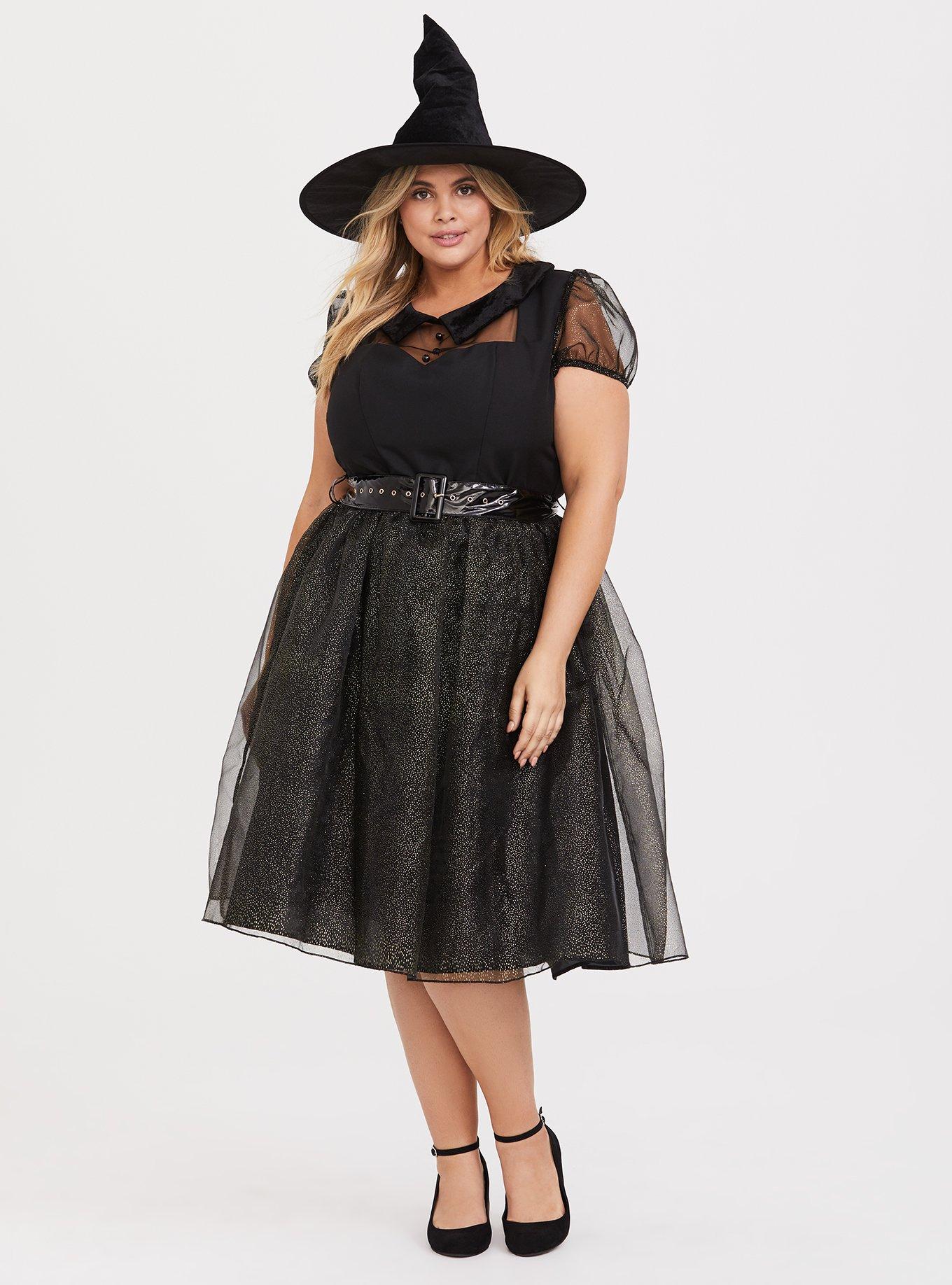 Leg Avenue Darling Spell Caster Halloween Costume, BLACK, hi-res