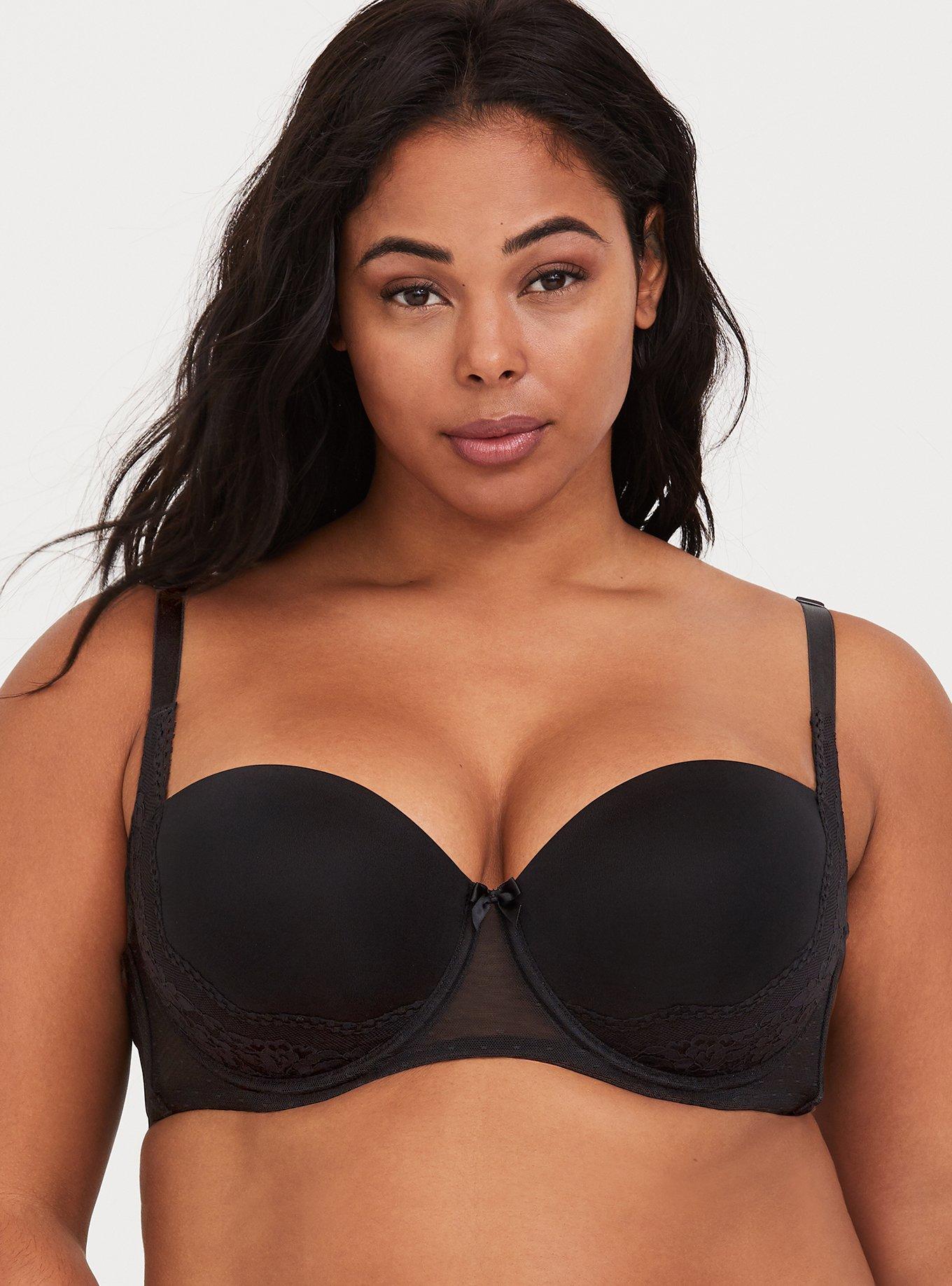 Push Up Bra for Women - Simple Silky Underwire with Removable Strap