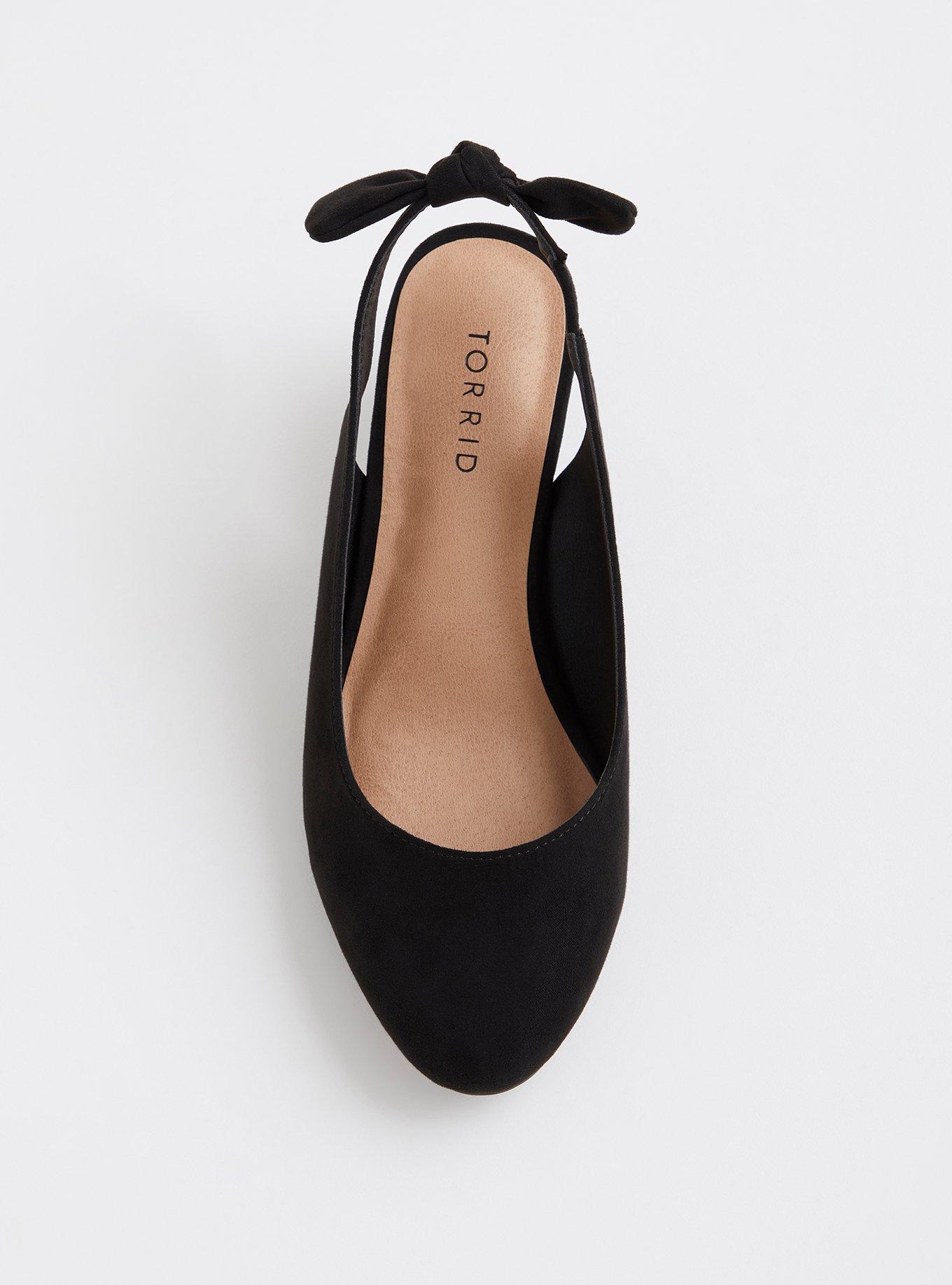 Black Bow Kitten Pump (Wide Width), BLACK, alternate