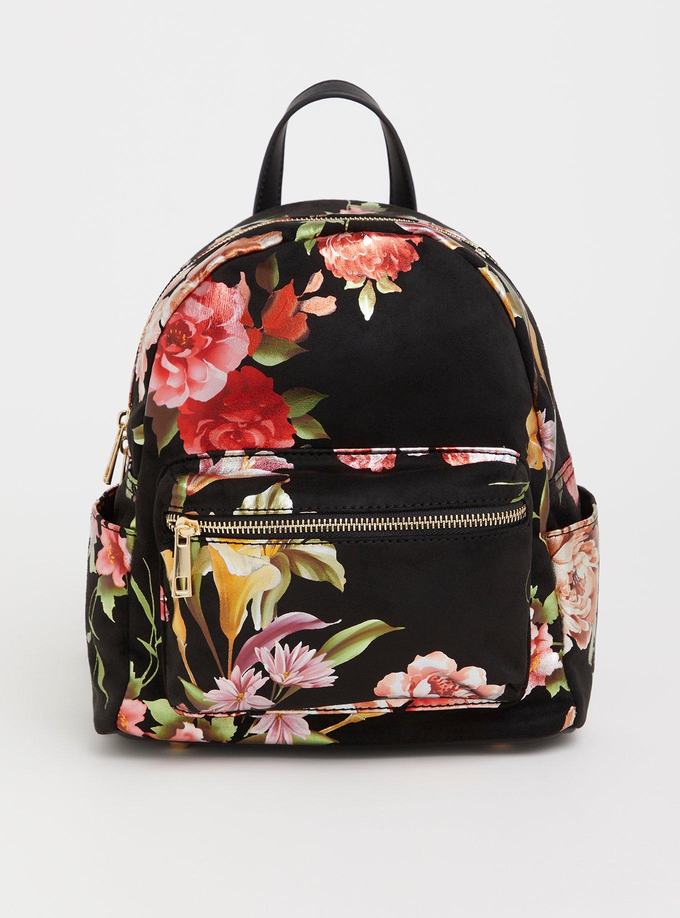 BERRY LUXE FAUX LEATHER BACKPACK