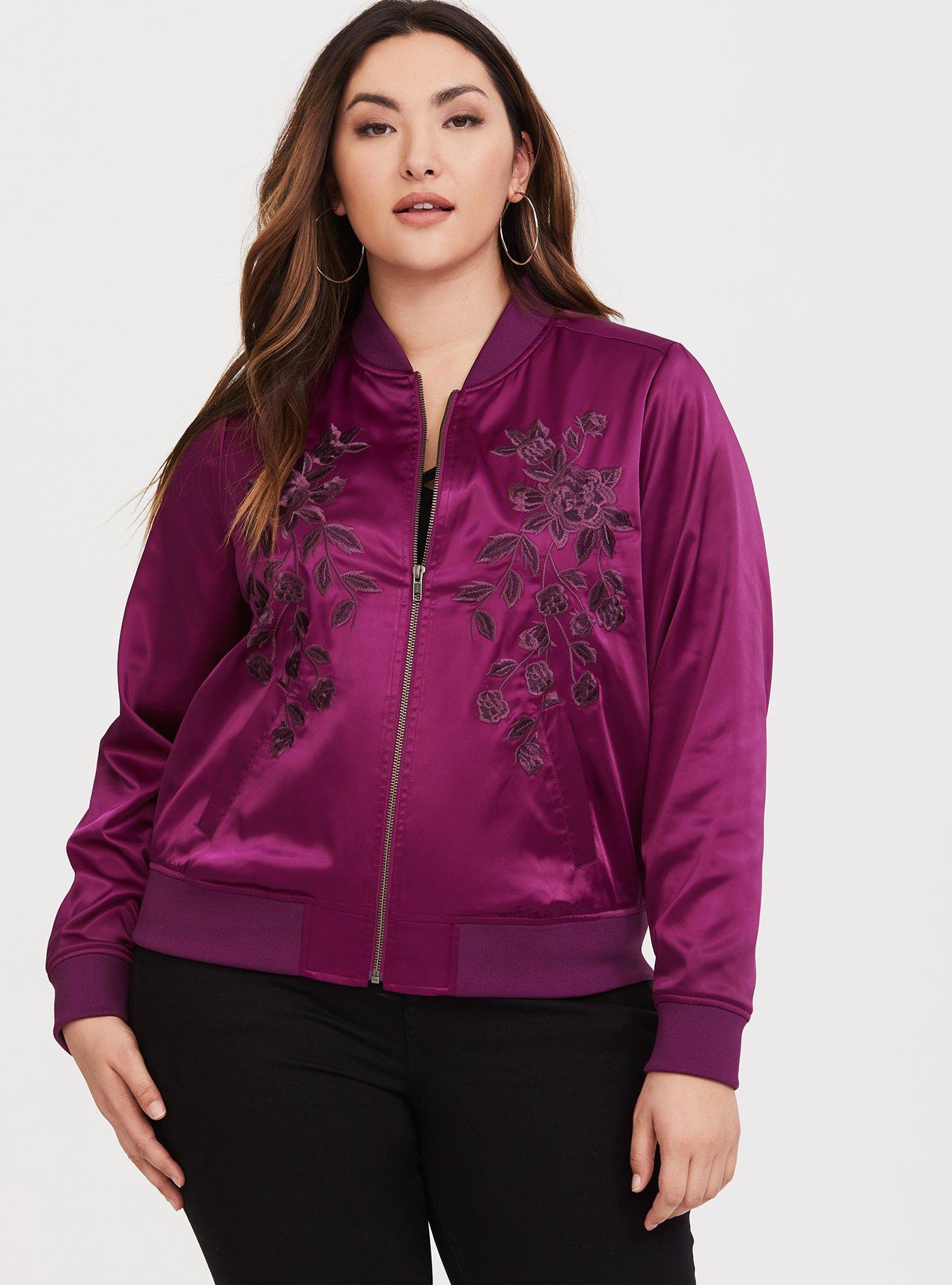 Blessed Beauty (Purple) top Women's AOP Bomber Jacket