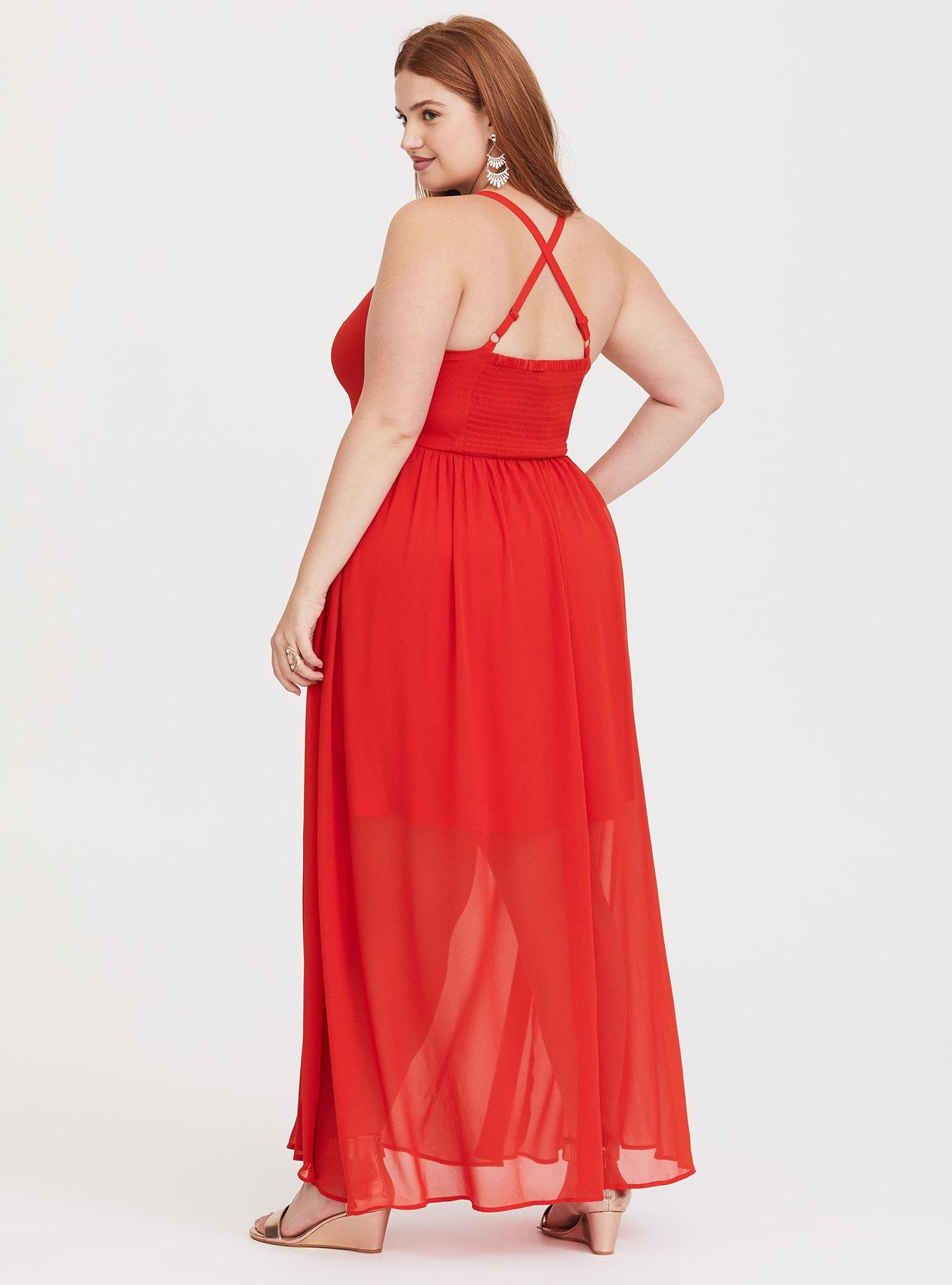 Torrid shop orange dress