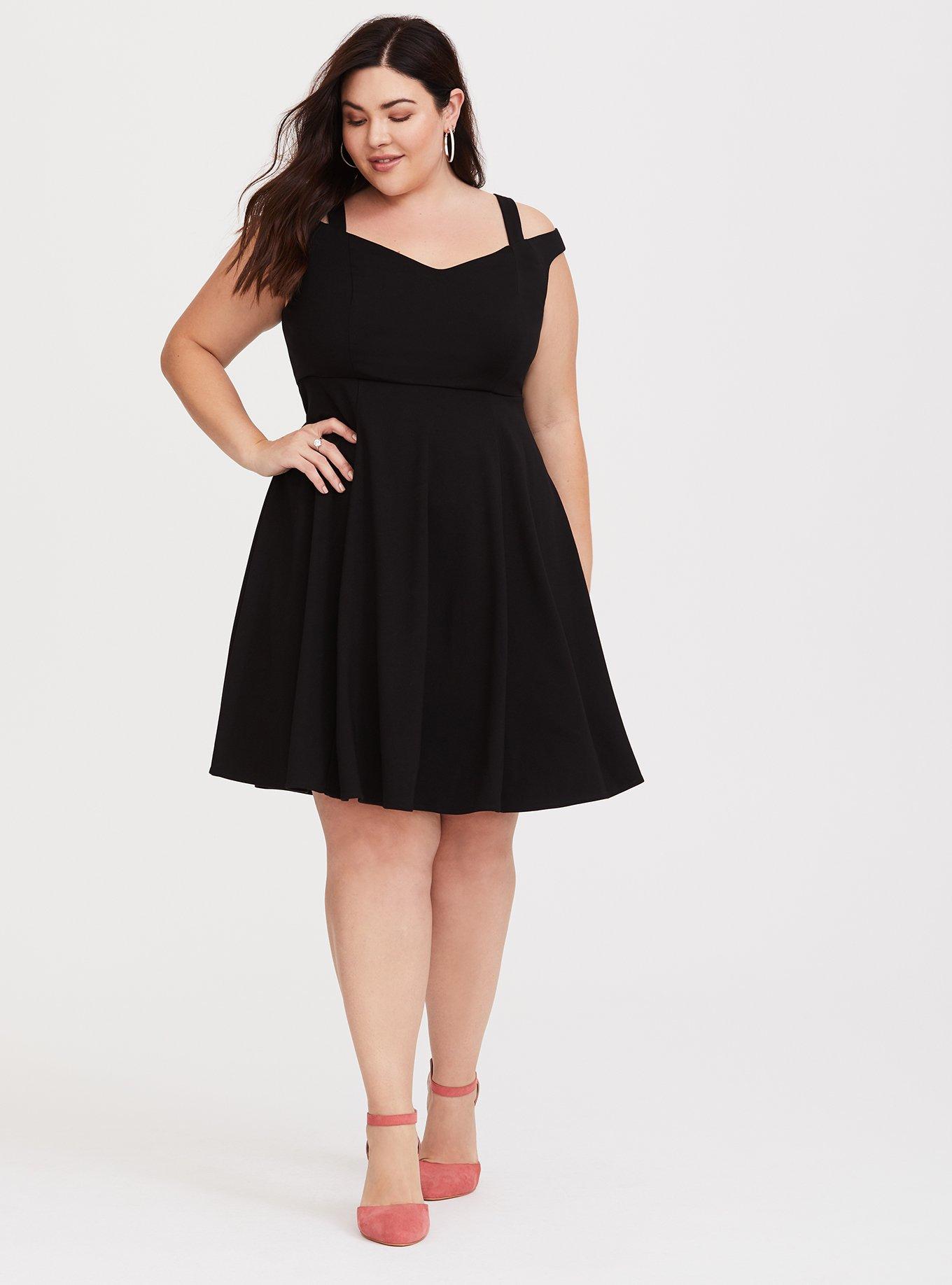Torrid cold sale shoulder dress