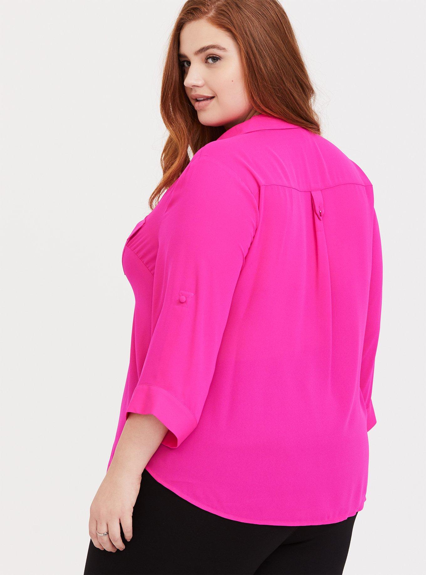 Creamy Soft Fuchsia Galaxy Extra Plus Size Leggings - 3X-5X - USA