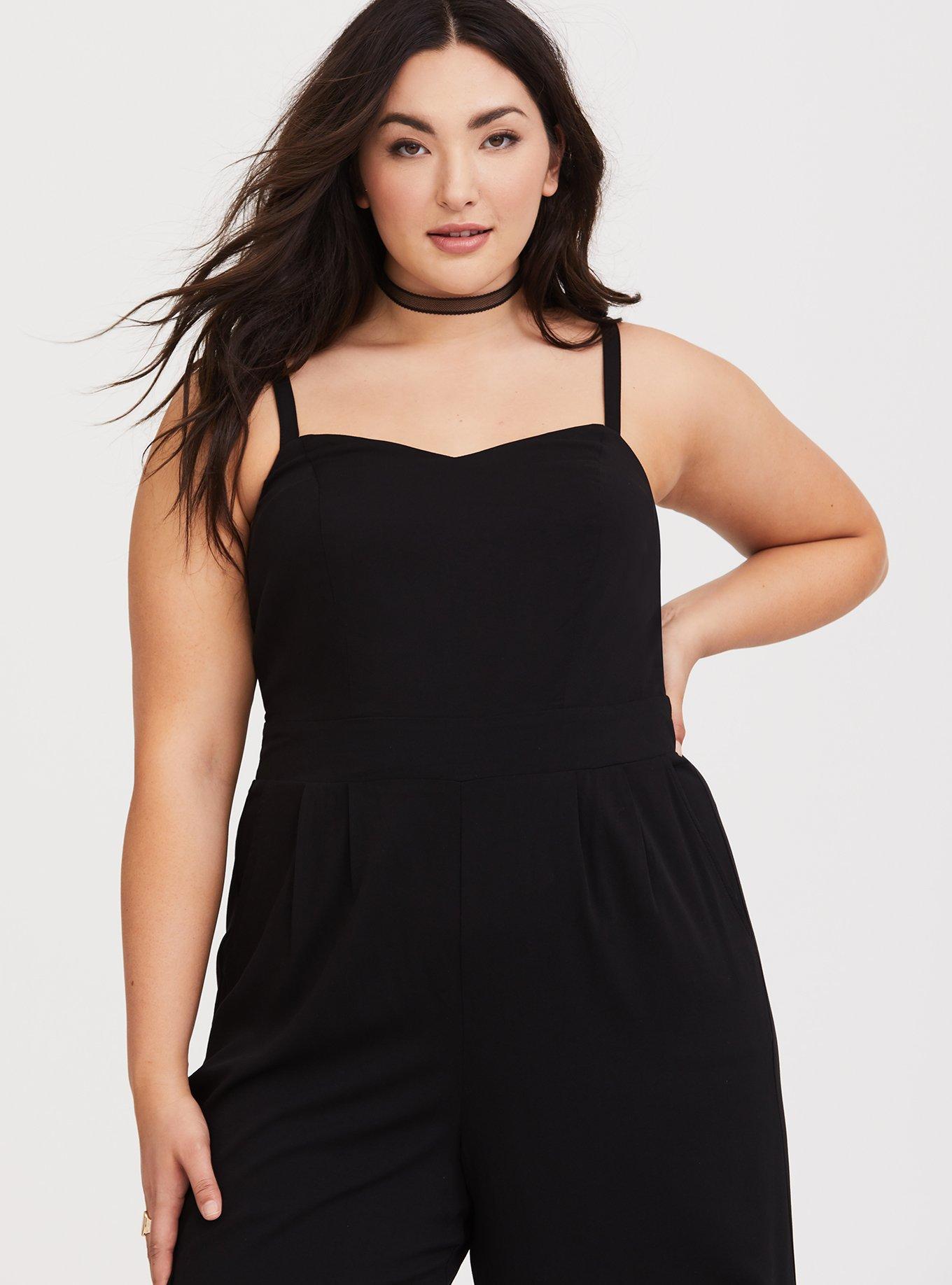 Torrid store black jumpsuit