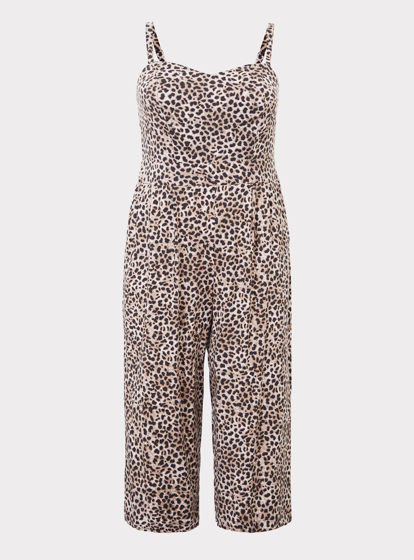 Torrid leopard sales jumpsuit